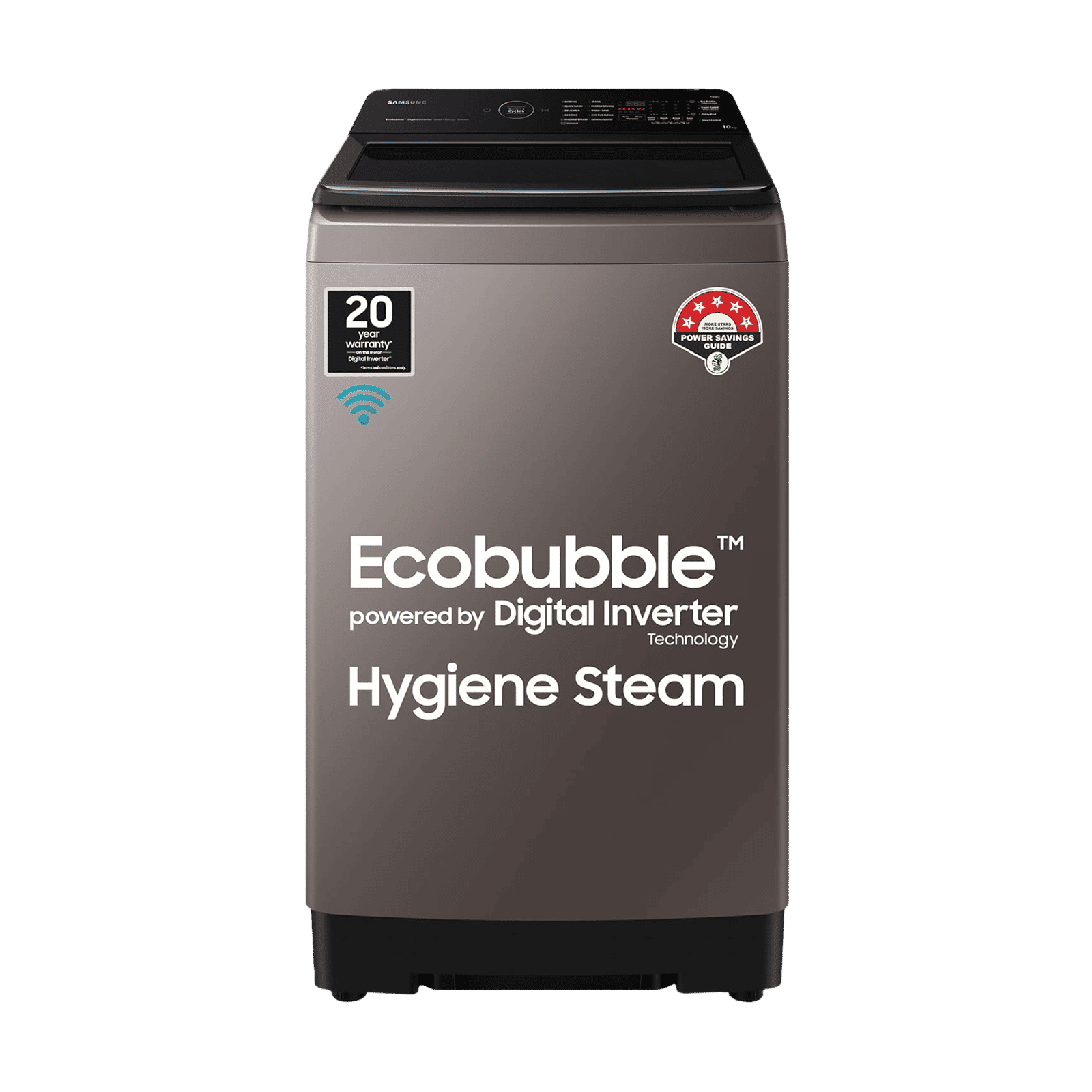 SAMSUNG 10 kg 5 Star Fully Automatic Top Load Washing Machine (WA10BG4686BRTL, in-built Heater, Rose Brown) SAMSUNG 10 kg 5 Star Fully Automatic Top Load Washing Machine (WA10BG4686BRTL, in-built Heater, Rose Brown)_1