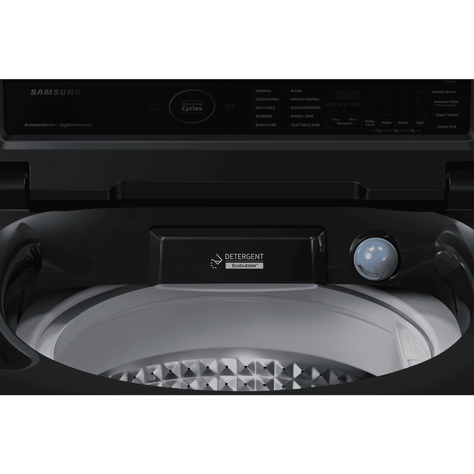 SAMSUNG 8 kg 5 Star Fully Automatic Top Load Washing Machine (WA80BG4545BVTL, Diamond Drum, Black Caviar) SAMSUNG 8 kg 5 Star Fully Automatic Top Load Washing Machine (WA80BG4545BVTL, Diamond Drum, Black Caviar)_8