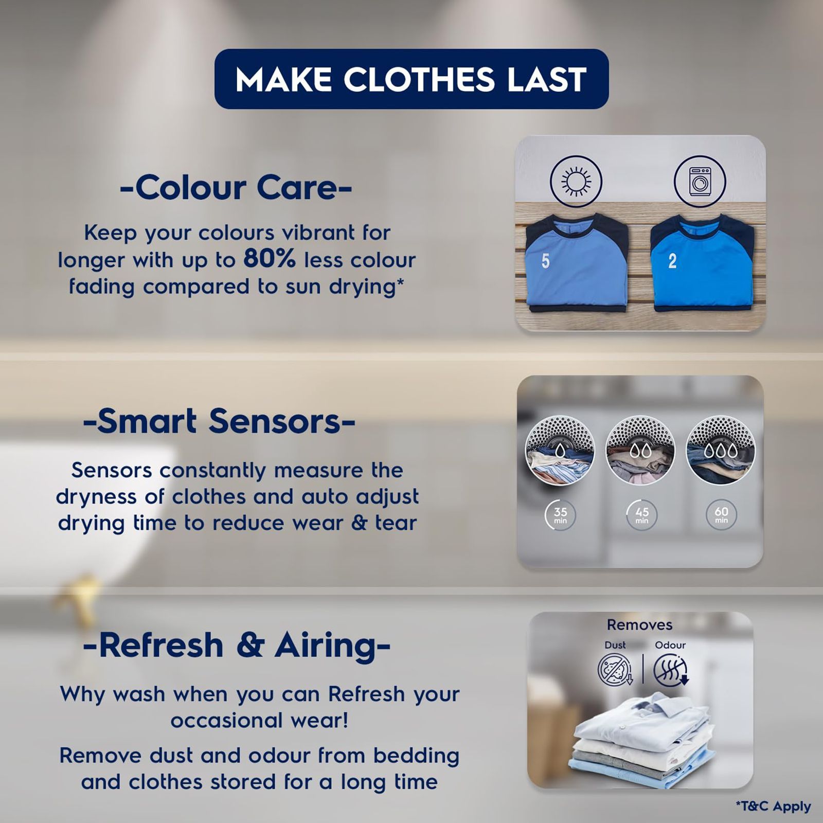 Electrolux 8.5 Kg Fully Automatic Front Load Dryer (UltimateCare 300, EDV854J3WB, ReverseTumbling, White)_17