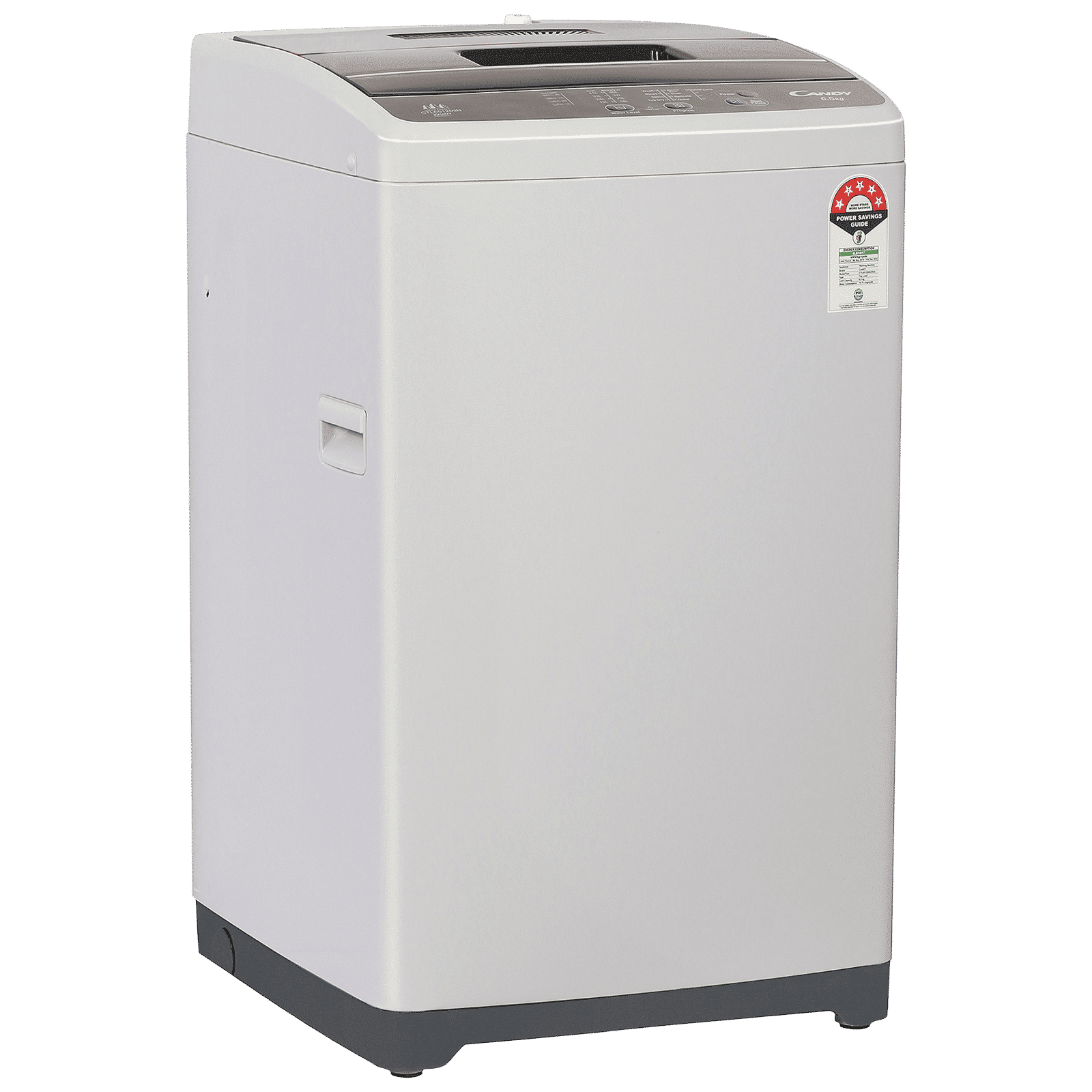 CANDY 6.5 Kg 5 Star Fully Automatic Top Load Washing Machine (CTL651269N, Stainless Steel Drum, Moonlight Grey)_5