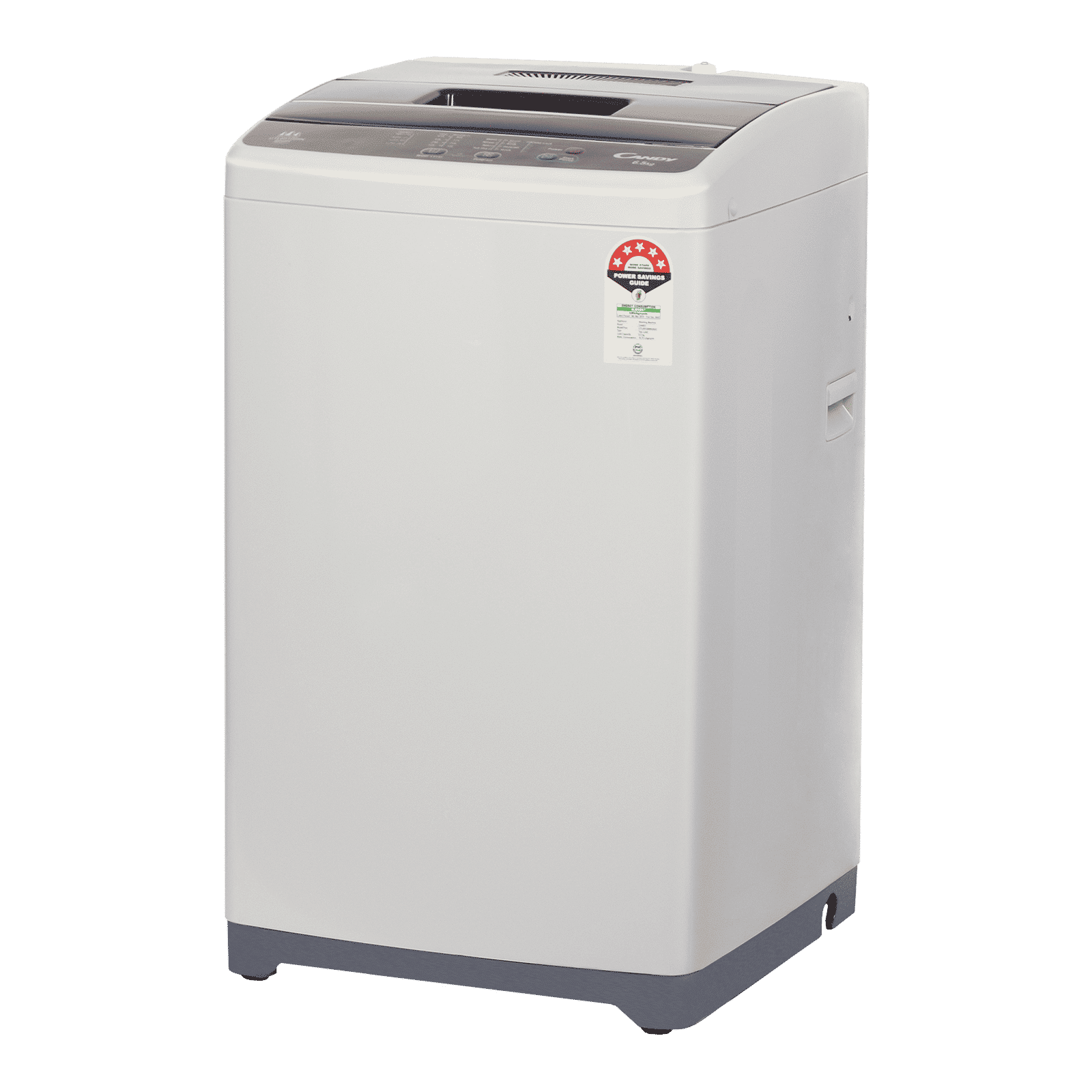 CANDY 6.5 Kg 5 Star Fully Automatic Top Load Washing Machine (CTL651269N, Stainless Steel Drum, Moonlight Grey)_6
