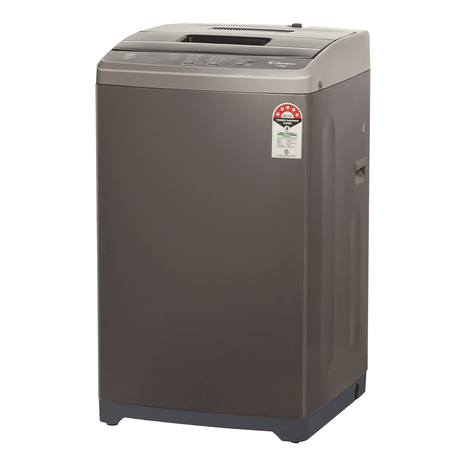 CANDY 7 kg 5 Star Fully Automatic Top Load Washing Machine (CTL701269S, Stainless Steel Drum, Dark Grey)_6
