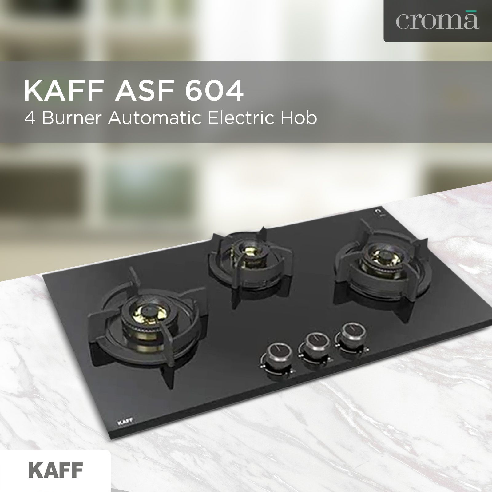 KAFF ASF 783 Tempered Glass Top 3 Burner Automatic Electric Hob (Flame Failure Device, Black)_15