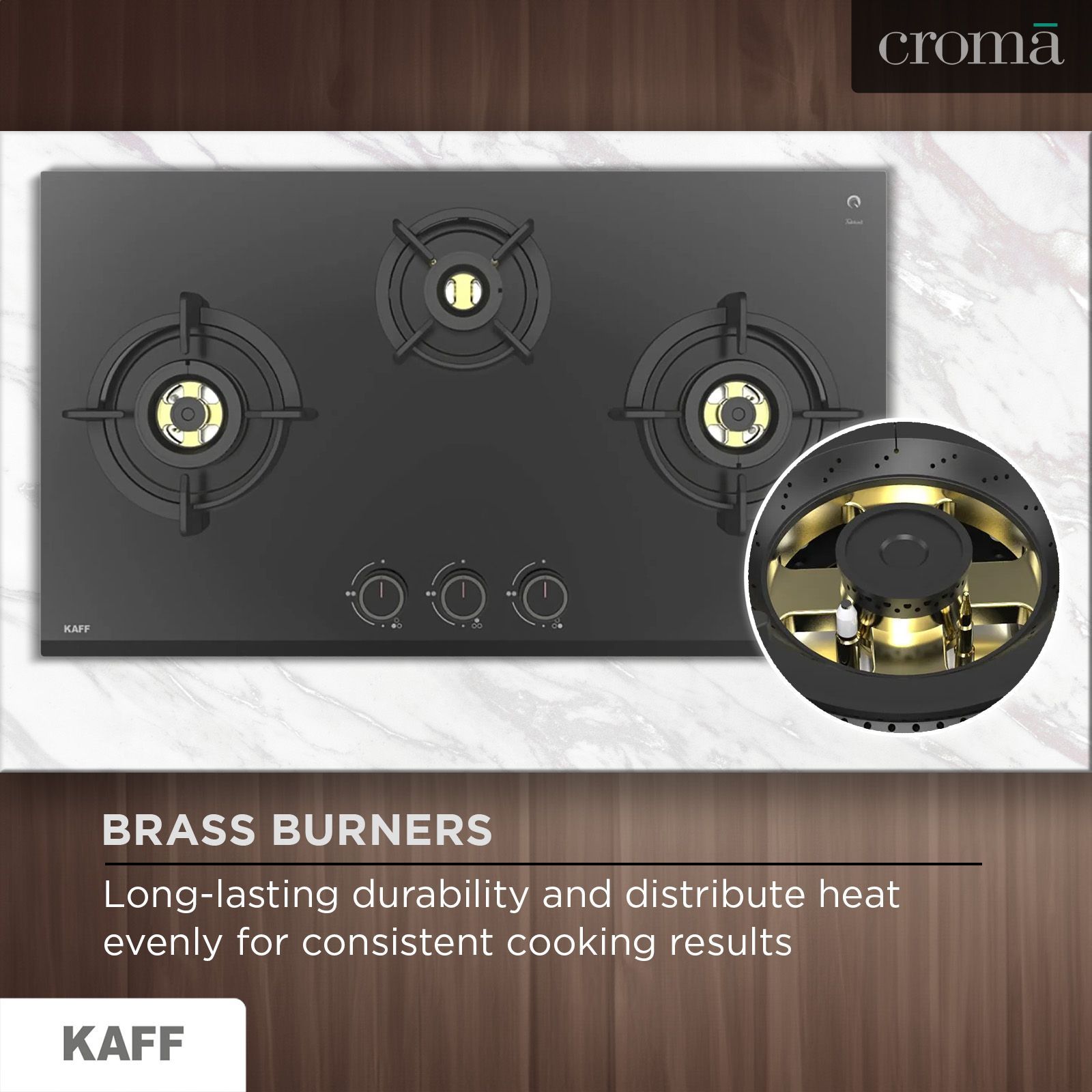 KAFF ASF 783 Tempered Glass Top 3 Burner Automatic Electric Hob (Flame Failure Device, Black)_16