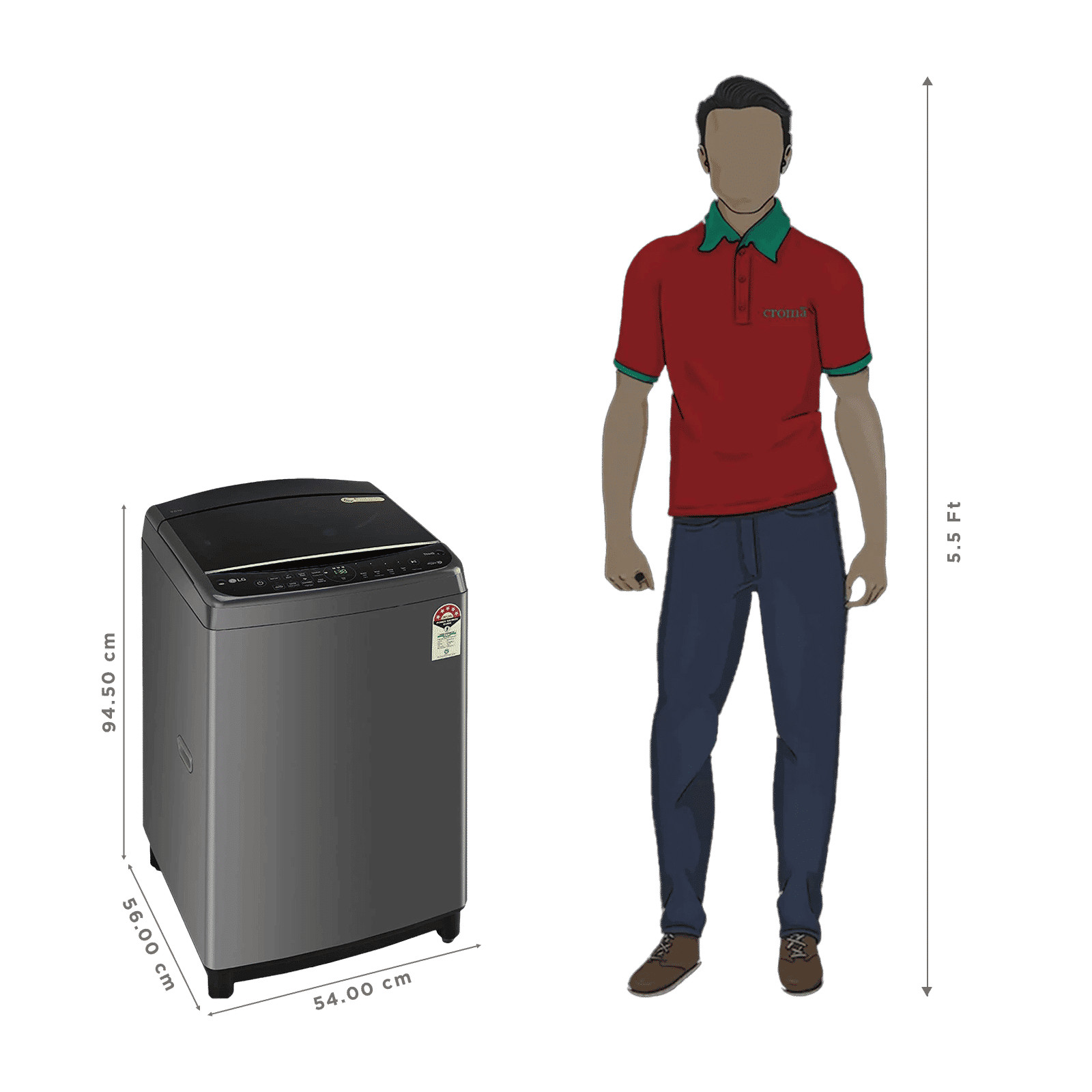 LG 9 kg 5 Star Fully Automatic Top Load Washing Machine (THD09SWM.ABMQEIL, In-built Heater, Black)_3