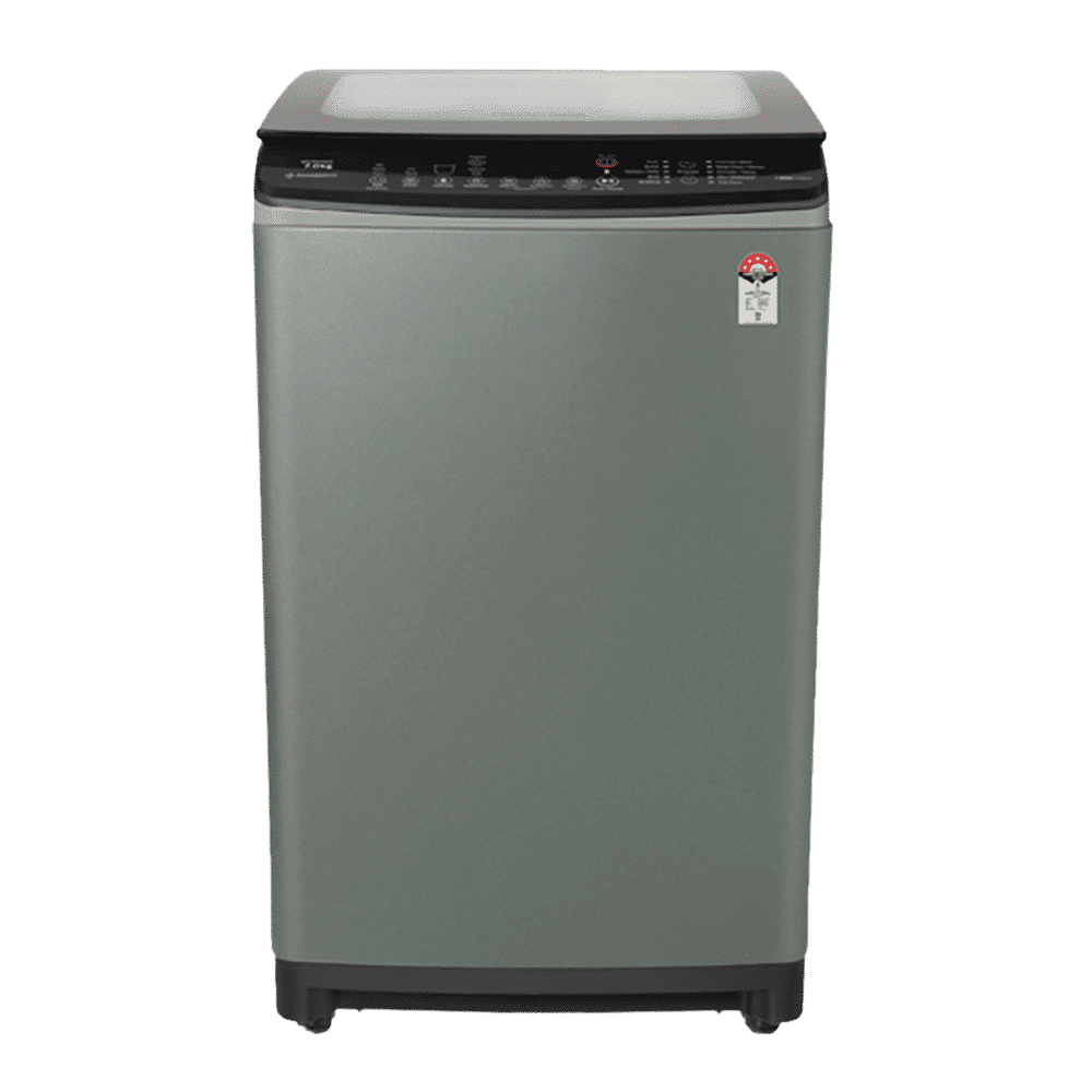 VOLTAS beko 7 Kg 5 Star Fully Automatic Top Load Washing Machine (WTL70UPSCXX, Dust Resistant, Grey)_1