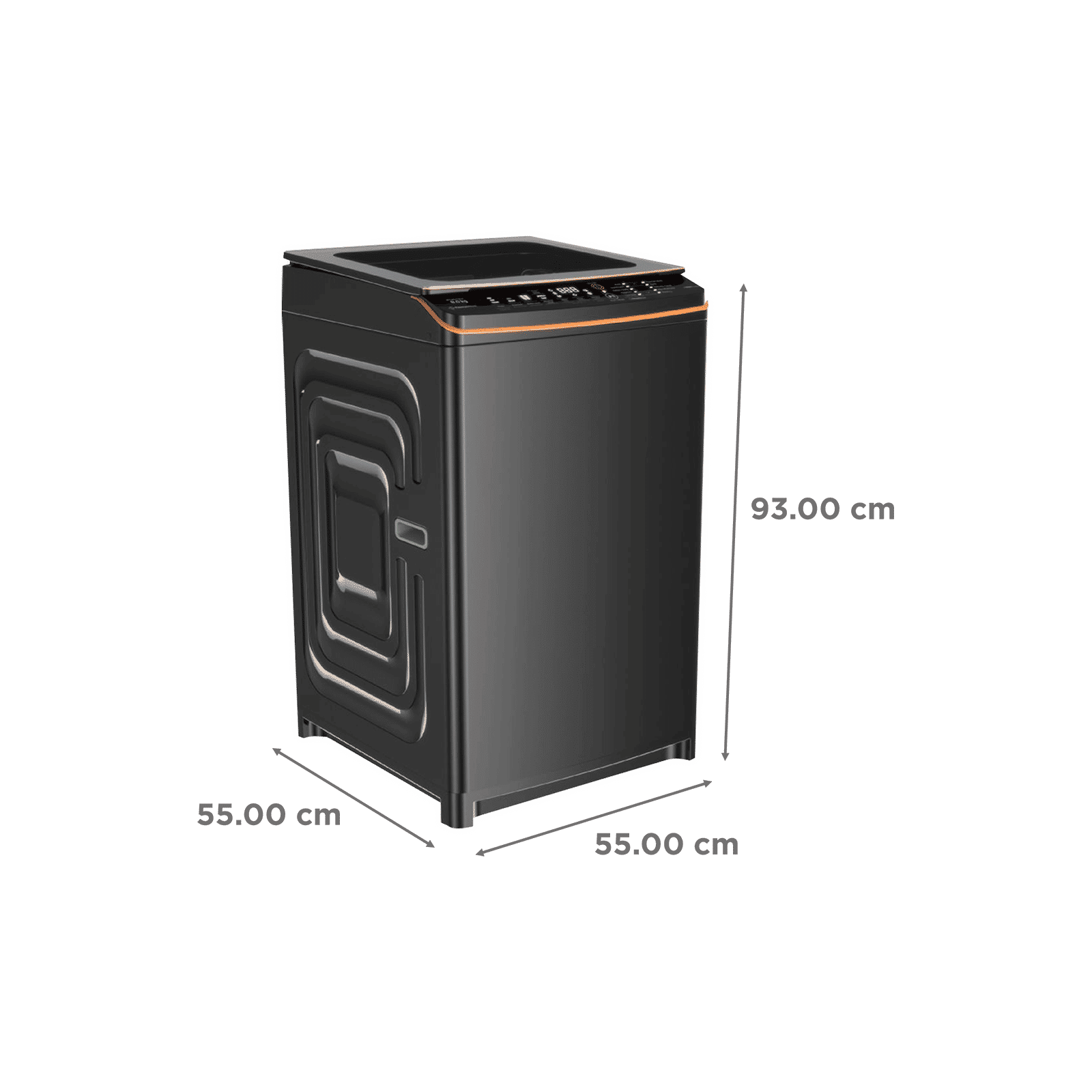 VOLTAS beko 7.5 Kg 5 Star Inverter Fully Automatic Top Load Washing Machine (WTL75VPSGH, Dust Resistant, Black) VOLTAS beko 7.5 Kg 5 Star Inverter Fully Automatic Top Load Washing Machine (WTL75VPSGH, Dust Resistant, Black)_3