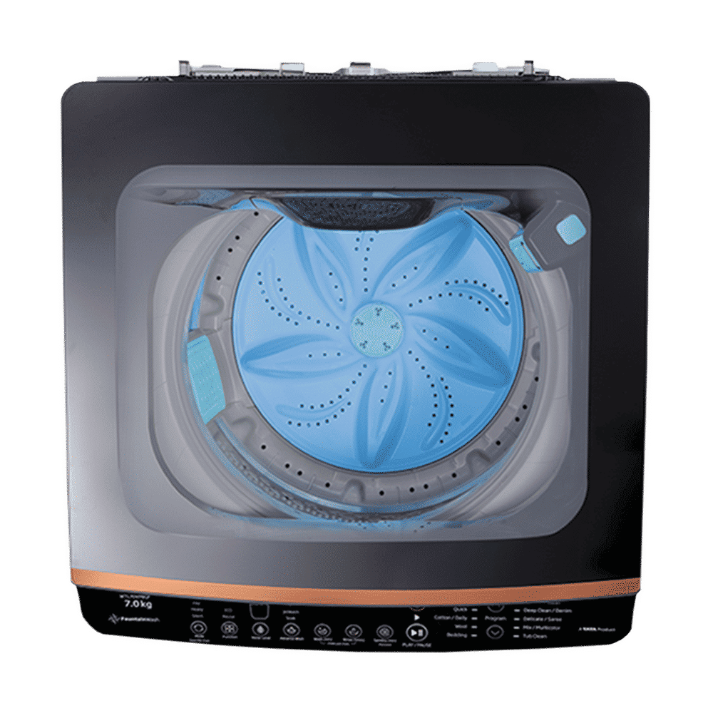 VOLTAS beko 7.5 Kg 5 Star Inverter Fully Automatic Top Load Washing Machine (WTL75VPSGH, Dust Resistant, Black) VOLTAS beko 7.5 Kg 5 Star Inverter Fully Automatic Top Load Washing Machine (WTL75VPSGH, Dust Resistant, Black)_4