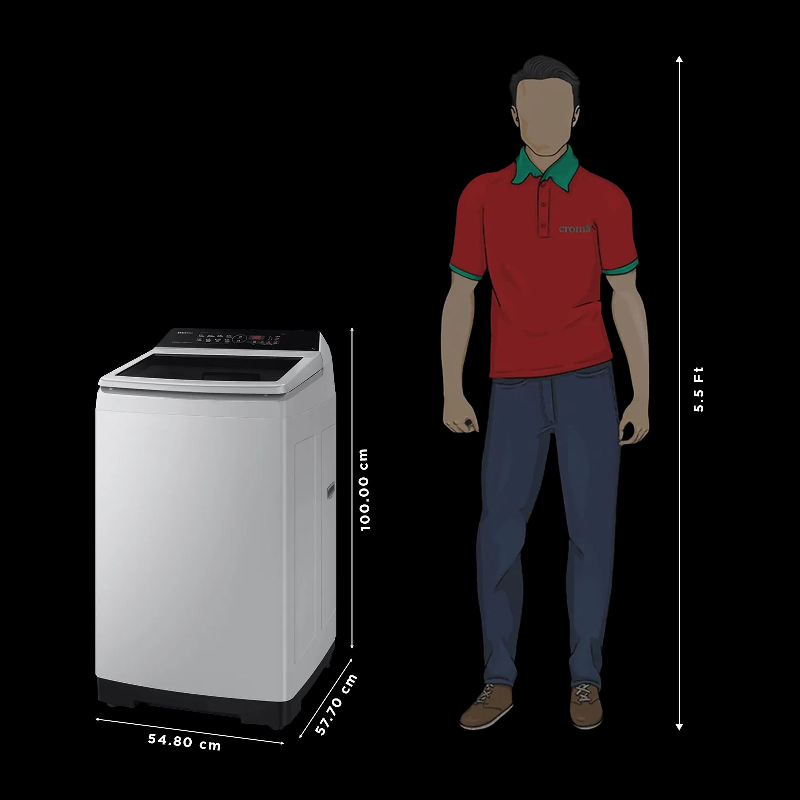 SAMSUNG 7 Kg 5 Star Inverter Fully Automatic Top Load Washing Machine (WA70BG4441YYTL, Ecobubble Technology, Lavender Grey)_3