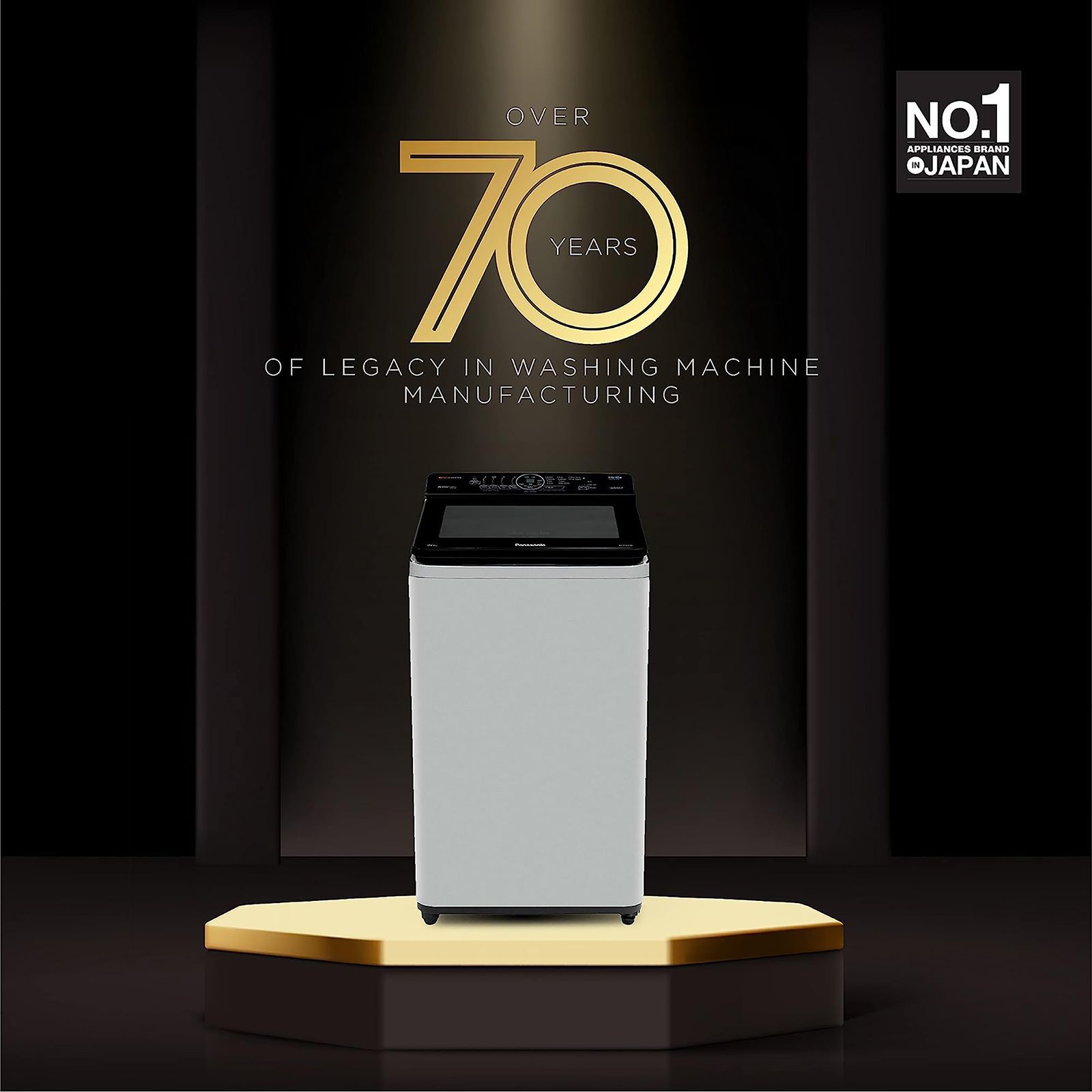 Panasonic 7 kg 5 Star Fully Automatic Top Load Washing Machine (NA-F70AH10MB, In-built Heater, Middle Free Silver)_9