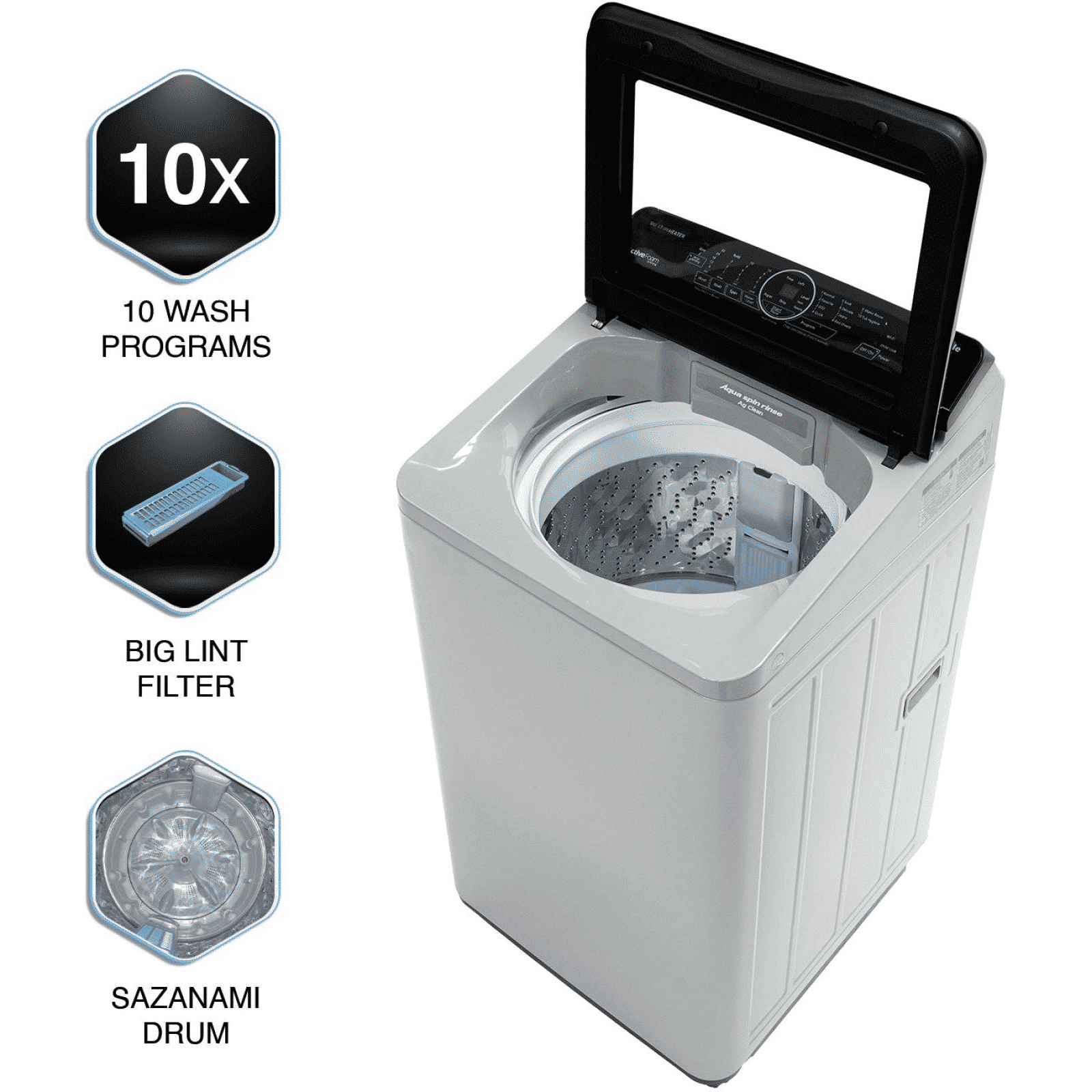 Panasonic 7 kg 5 Star Fully Automatic Top Load Washing Machine (NA-F70AH10MB, In-built Heater, Middle Free Silver)_16