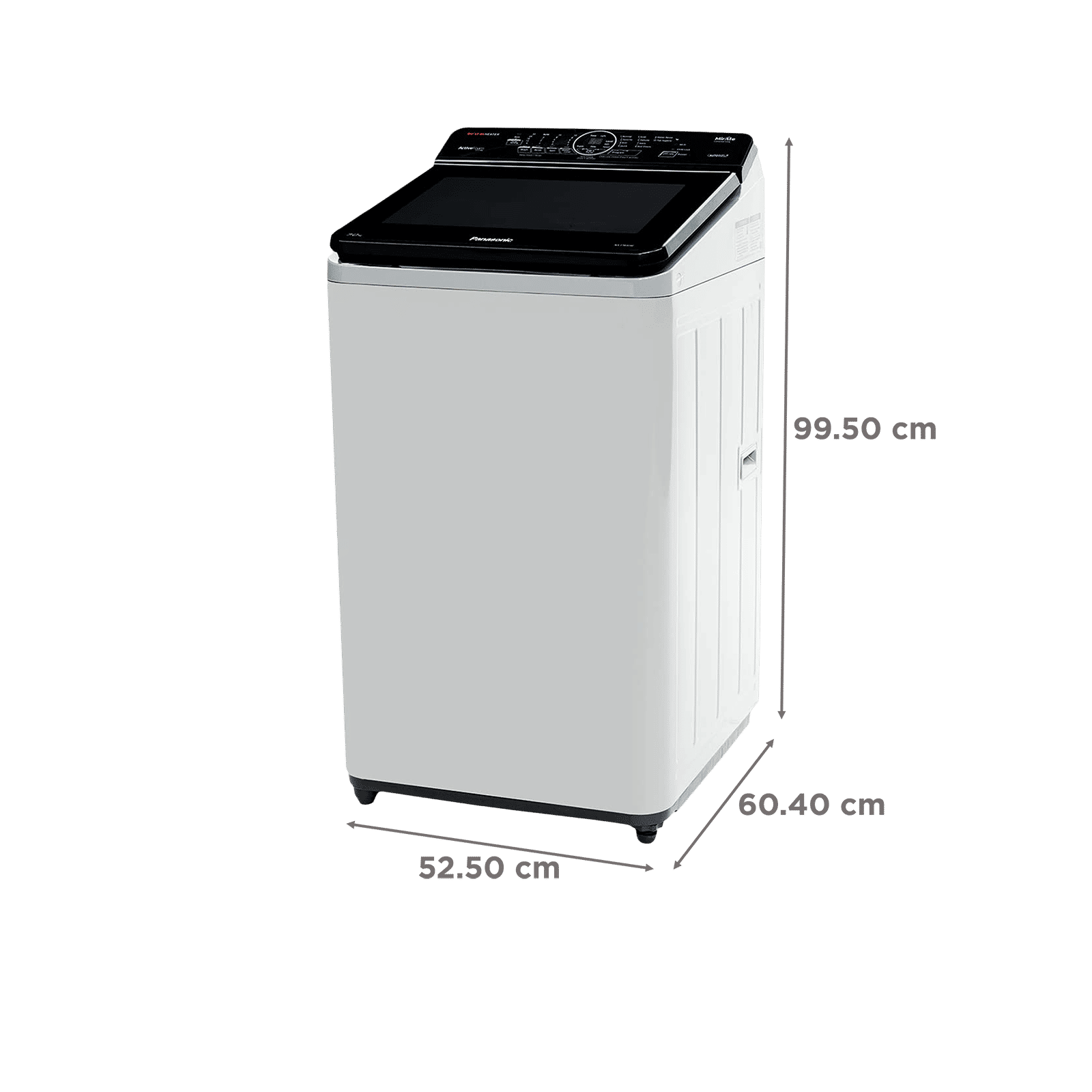 Panasonic 7 kg 5 Star Fully Automatic Top Load Washing Machine (NA-F70AH10MB, In-built Heater, Middle Free Silver)_3