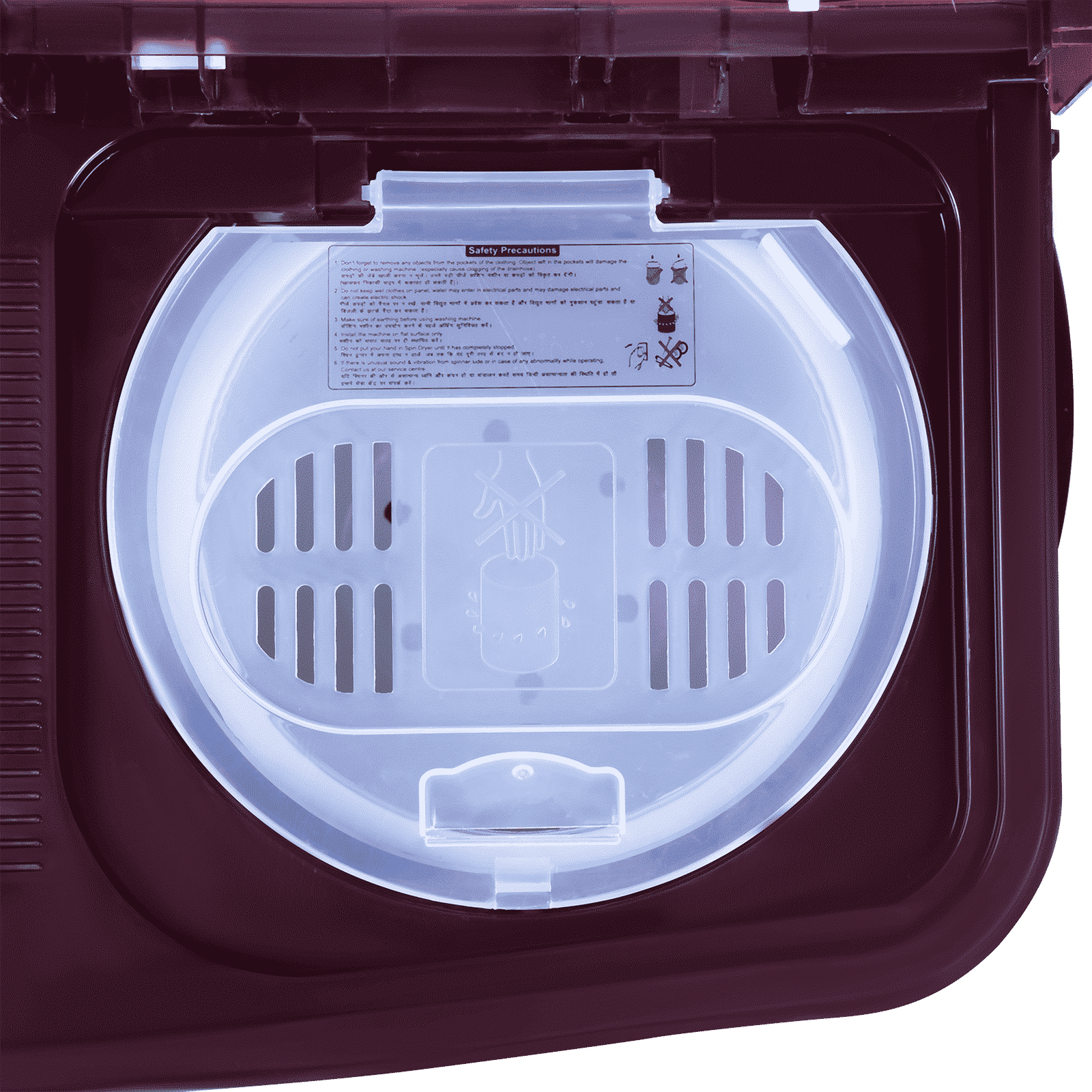 Croma 7 kg 5 Star Semi Automatic Washing Machine with Built-in Soak Function (Burgundy) Croma 7 kg 5 Star Semi Automatic Washing Machine with Built-in Soak Function (Burgundy)_8