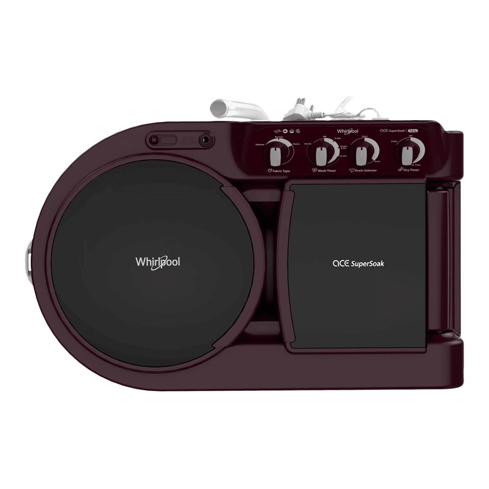 Whirlpool 7 Kg 5 Star Semi- Automatic Washing Machine with Soak Technology (Ace Supreme Pro, 30298, Wine) Whirlpool 7 Kg 5 Star Semi- Automatic Washing Machine with Soak Technology (Ace Supreme Pro, 30298, Wine)_4