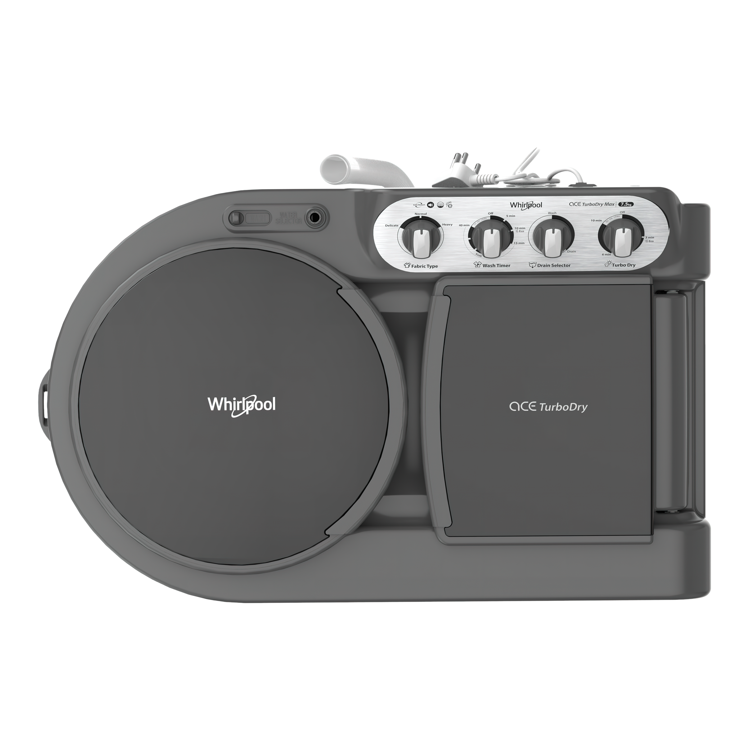 Whirlpool 7.5Kg 5 Star Semi- Automatic Washing Machine with In-Built Scrubber (Ace Turbo Dry, 30233, Grey Dazzle)_4