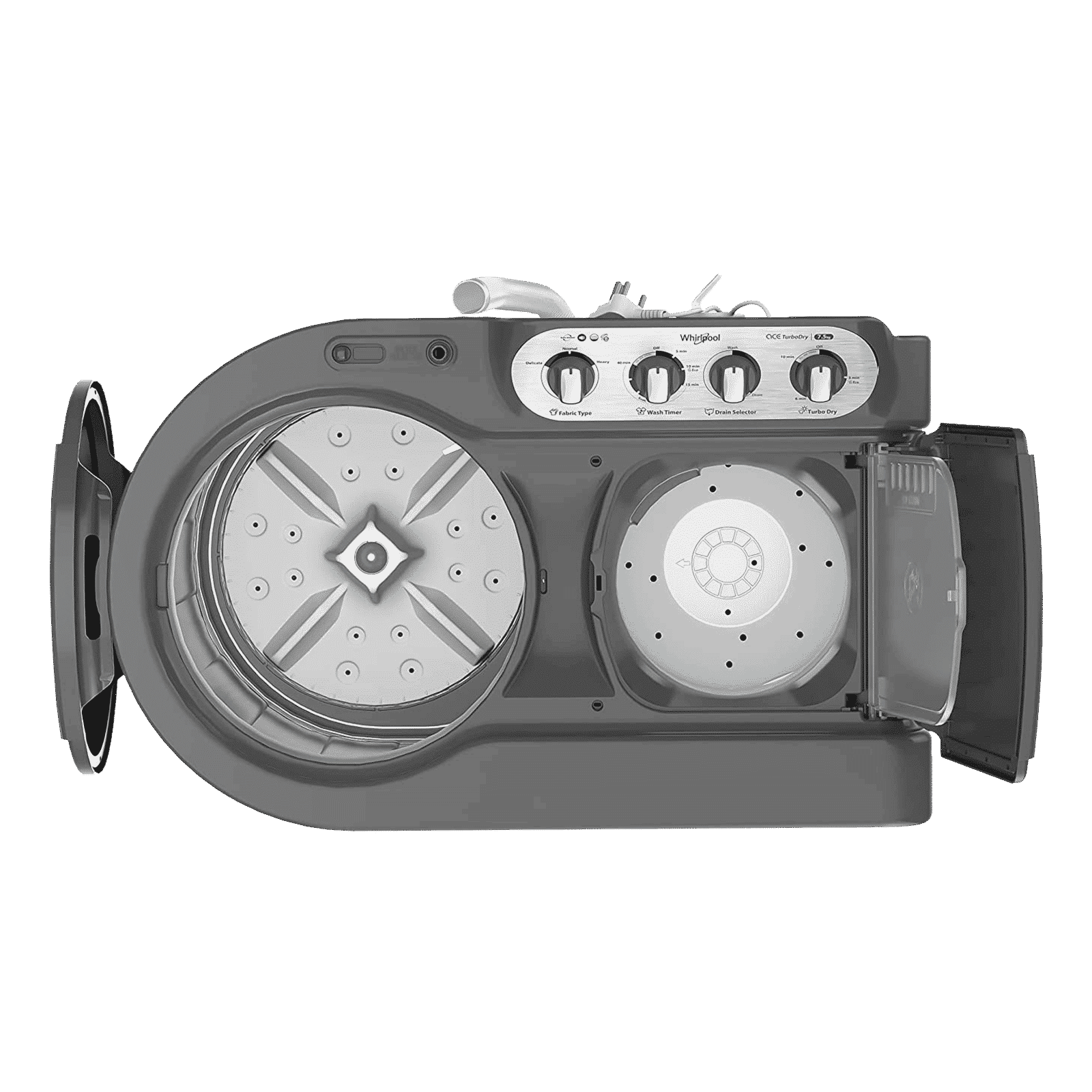 Whirlpool 7.5Kg 5 Star Semi- Automatic Washing Machine with In-Built Scrubber (Ace Turbo Dry, 30233, Grey Dazzle)_7