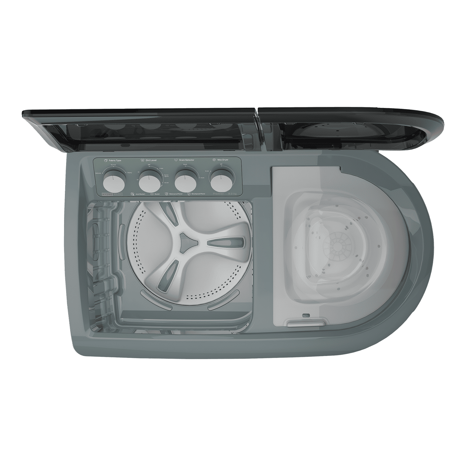 Whirlpool 8.5Kg 5 Star Semi- Automatic Washing Machine with 3D Wave Technology (Hydrowash Premier, 30282, Silver)_4