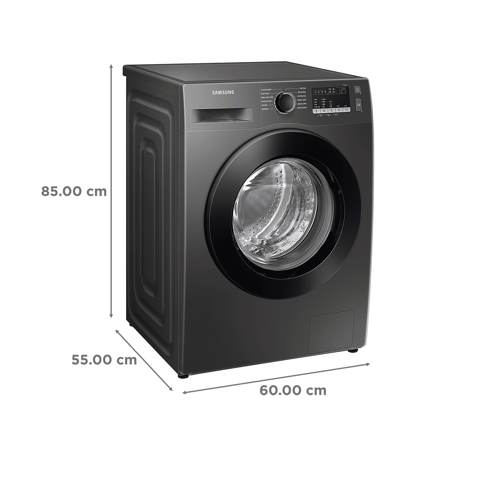 SAMSUNG 9 kg 5 Star Inverter Fully Automatic Front Load Washing Machine (WW90T4040CX1TL, Hygiene Steam, Inox)_3