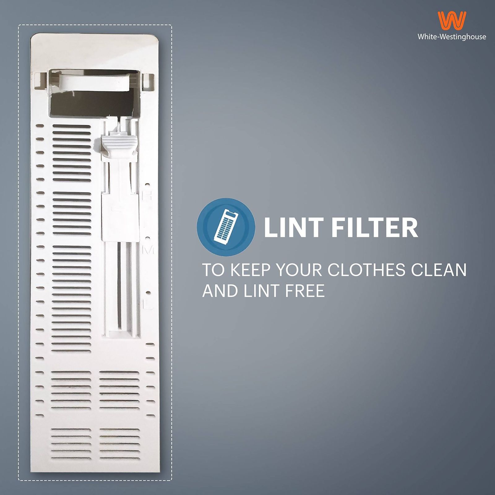 White Westinghouse 8 kg 5 Star Semi Automatic Washing Machine with 5 Wing Pulsator (CSW8000, White and Grey)_9