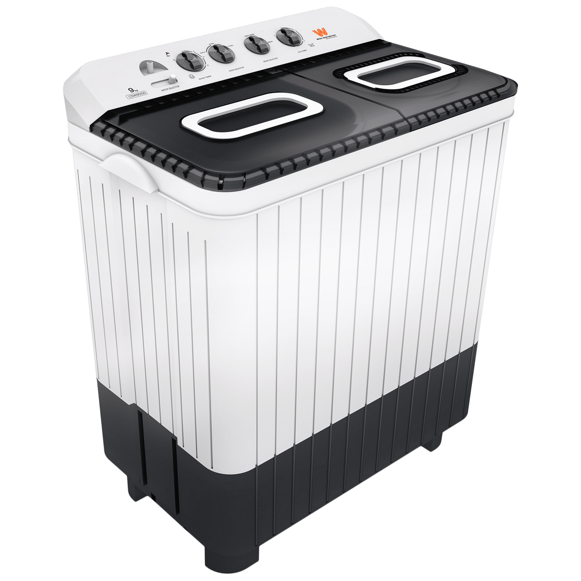 White Westinghouse 9 kg 5 Star Semi Automatic Washing Machine with 5 Wing Pulsator (CSW9000, Grey)_6