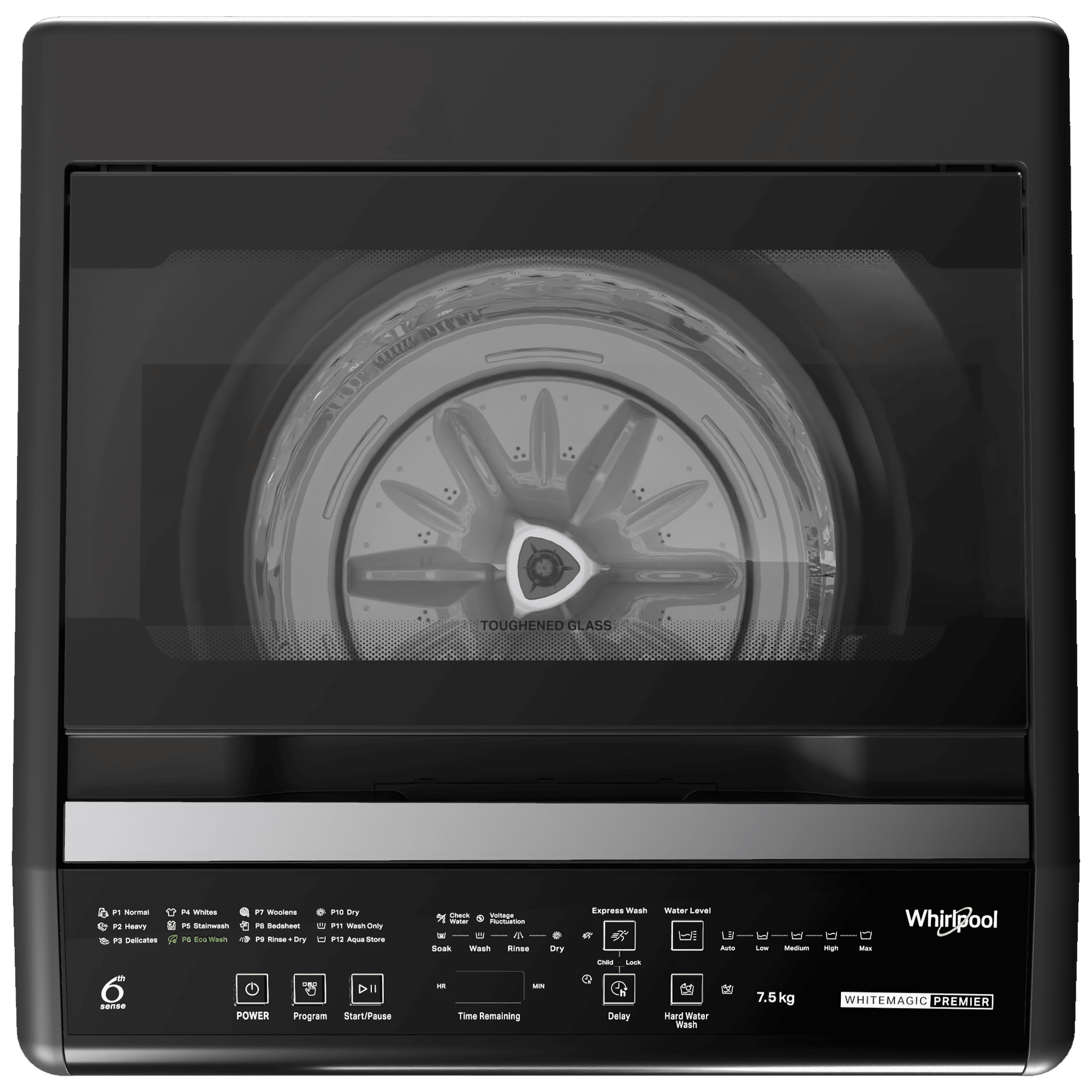 Whirlpool 7.5 kg Fully Automatic Top Load Washing Machine (WhiteMagic Premier, 31599, Spiro Wash Action, Grey) Whirlpool 7.5 kg Fully Automatic Top Load Washing Machine (WhiteMagic Premier, 31599, Spiro Wash Action, Grey)_4