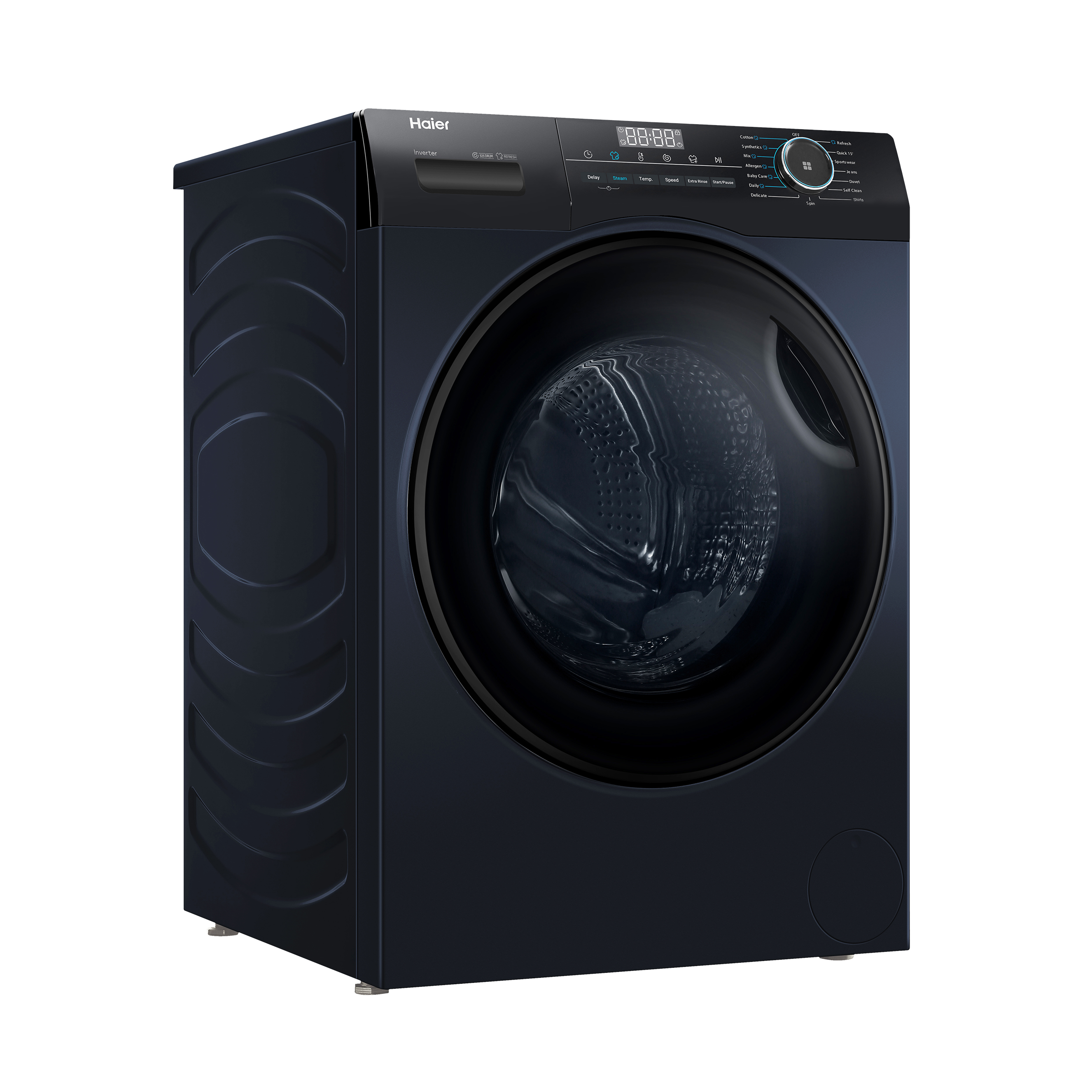 Haier 8 kg 5 Star Inverter Fully Automatic Front Load Washing Machine (HW80-IM12929CBK, Anti Bacterial Technology, Black)_6