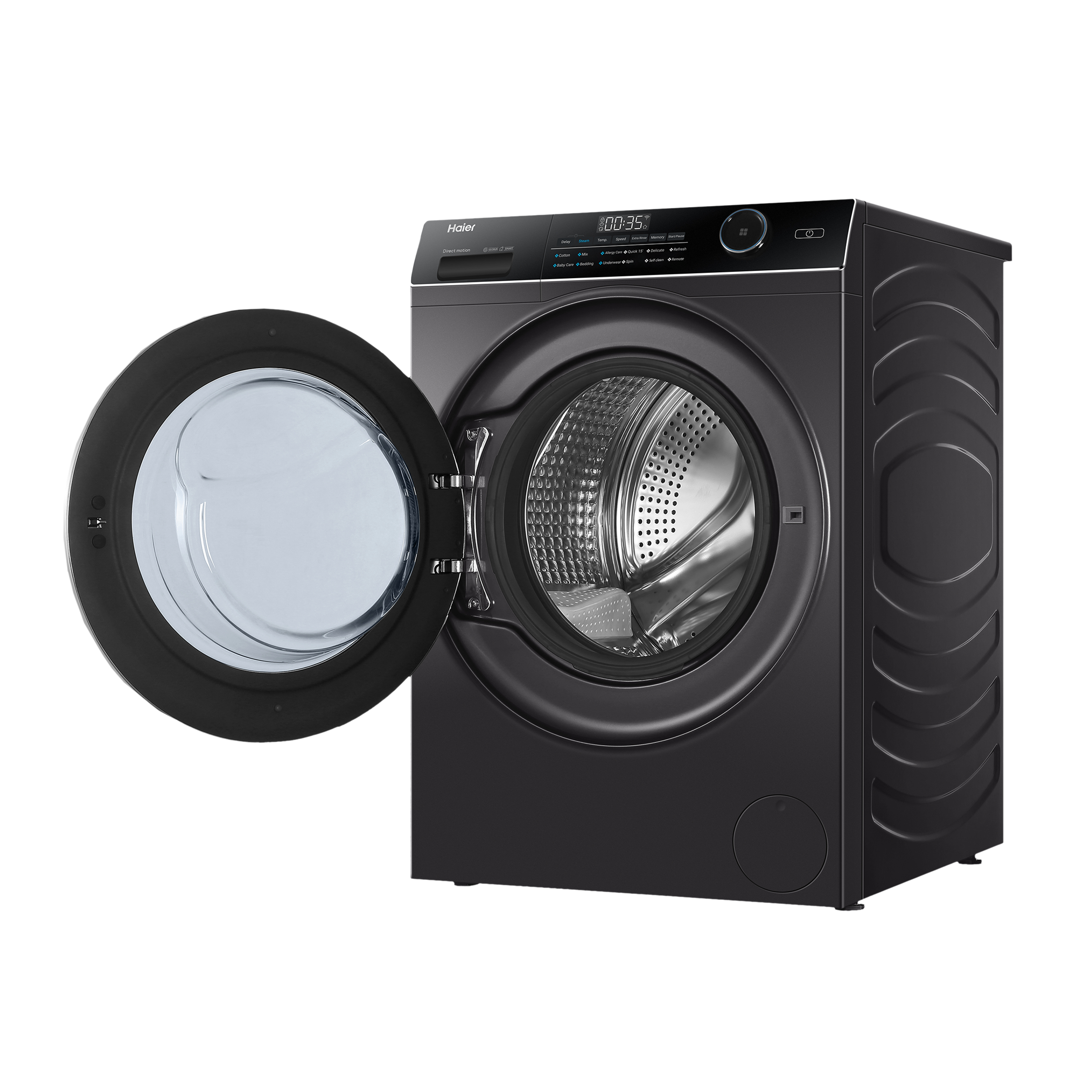 Haier 9 kg Fully Automatic Front Load Washing Machine (HW90-DM14959CS8U1, Direct Motion Motor, Dark Jade Silver)_7