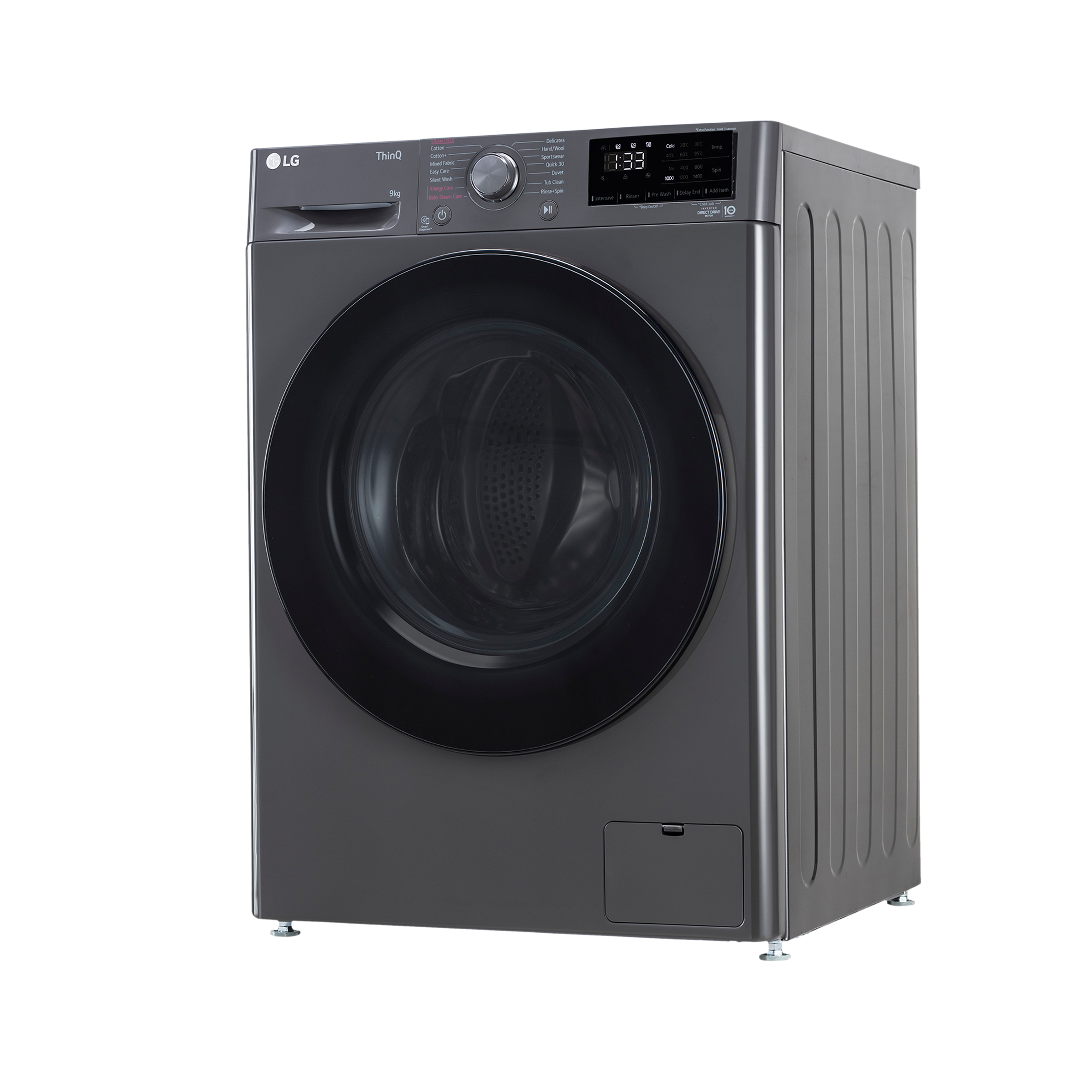 LG 8 Kg 5 Star Inverter Fully Automatic Front Load Washing Machine (FHP1208A5M.AMBQEIL, In-built Heater, Middle Black)_4