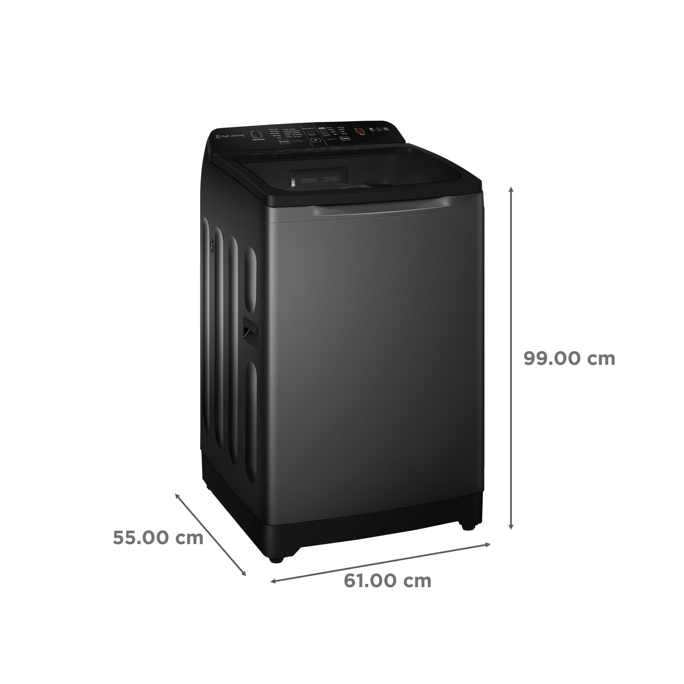 Haier 8 Kg 5 Star Fully Automatic Top Load Washing Machine (HSW80-678ES8NOIDA, Energy Saving, Dark Jade Silver)_3