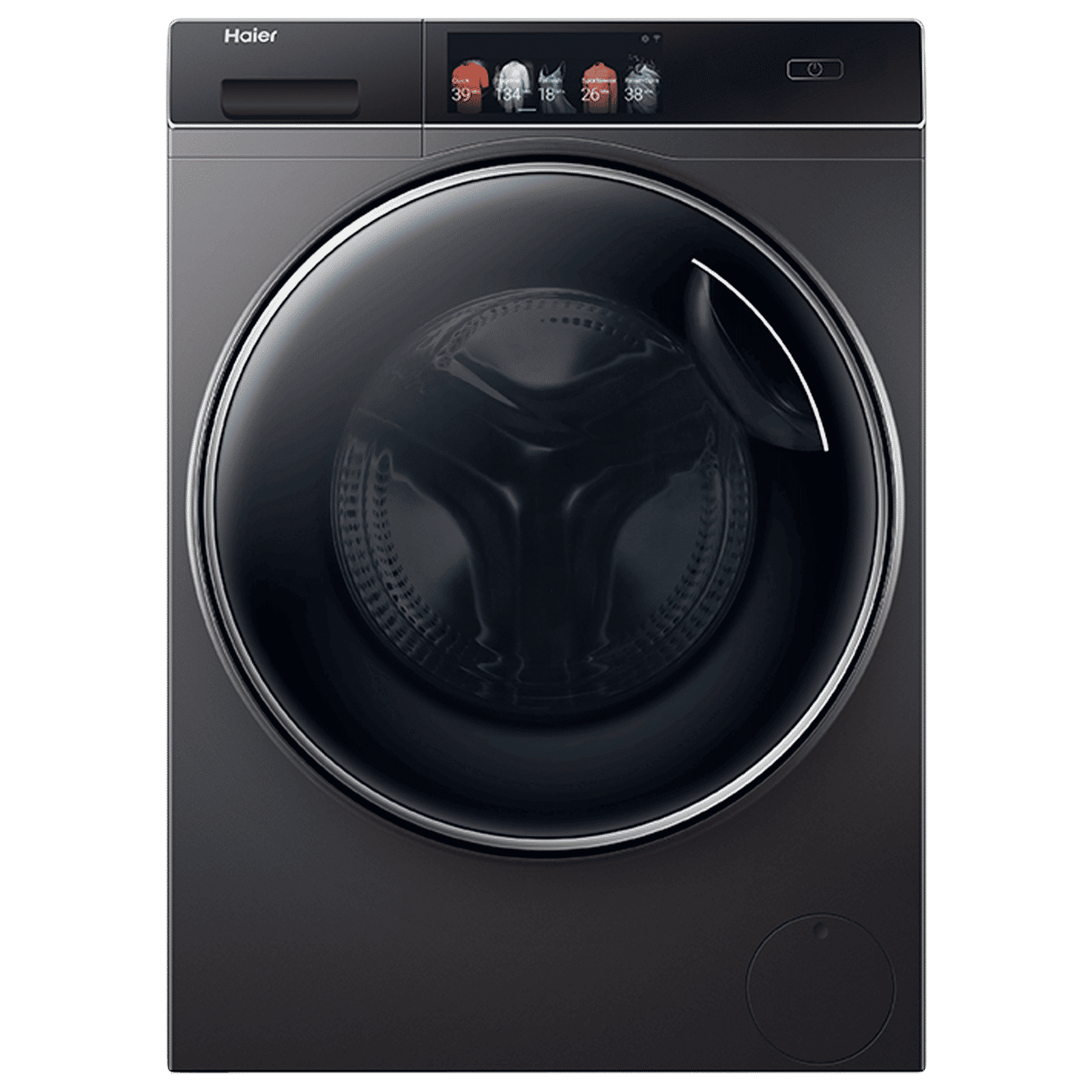 Haier 10 kg 5 Star Fully Automatic Front Load Washing Machine (HW100-BDV14979S8U1, Direct Motion Motor, Dark Jade Silver)_1