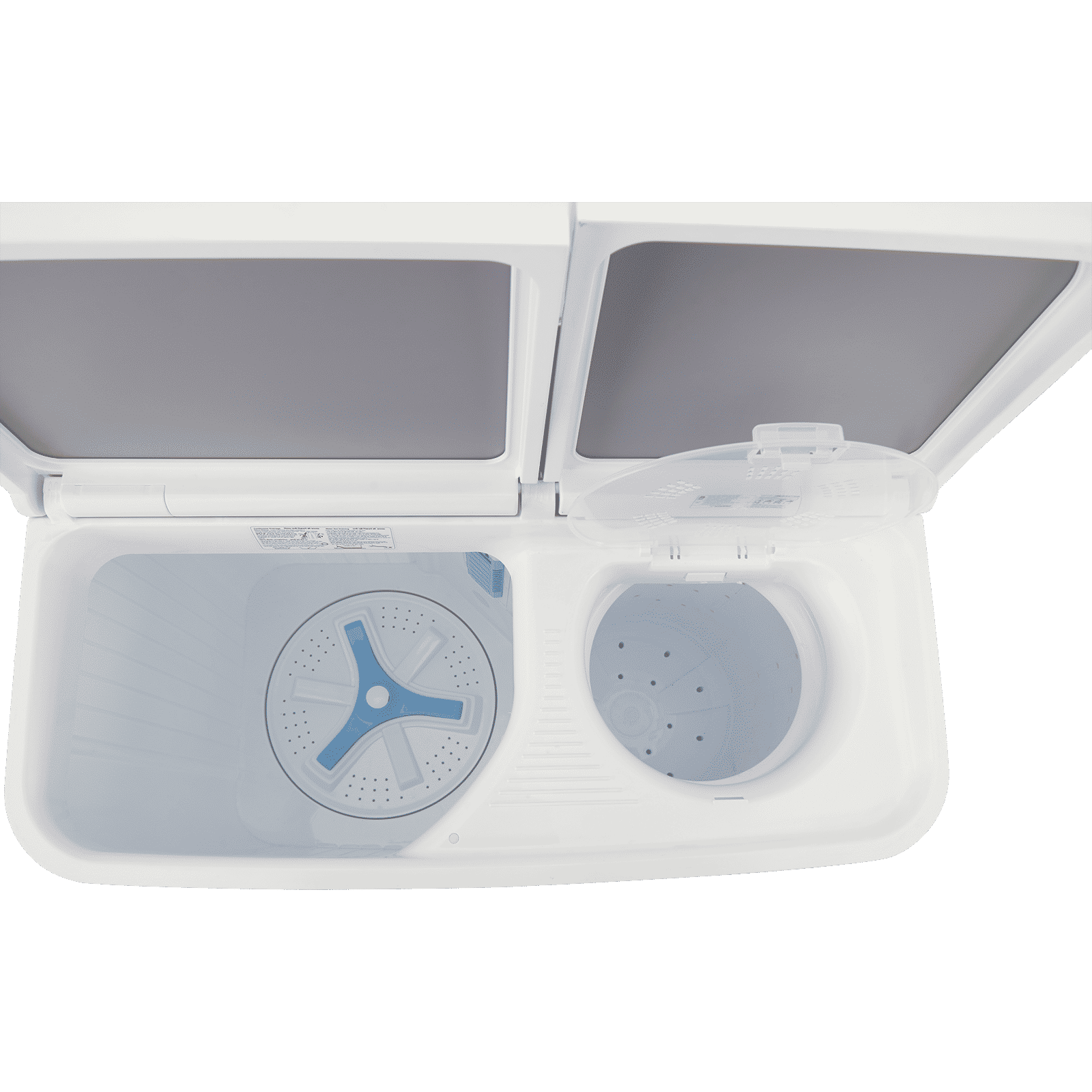 Haier 8 kg 5 Star Semi Automatic Washing Machine with Anti Bacterial Vortex Pulsator (178, HTW80-178, Burgundy with Flower)_7