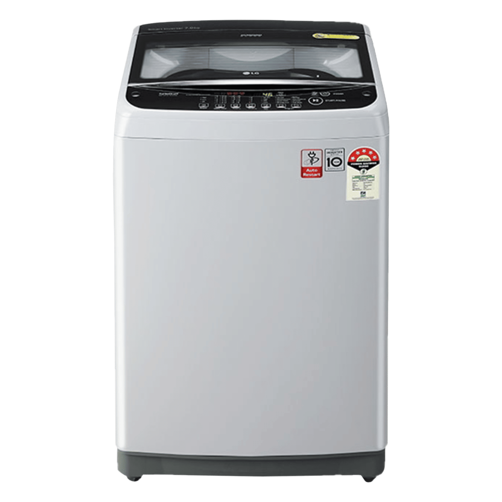 LG 8 kg 5 Star Inverter Fully Automatic Top Load Washing Machine (T80SNSF1Z.ASFQEIL, Stainless Steel Tub, Silver) LG 8 kg 5 Star Inverter Fully Automatic Top Load Washing Machine (T80SNSF1Z.ASFQEIL, Stainless Steel Tub, Silver)_1