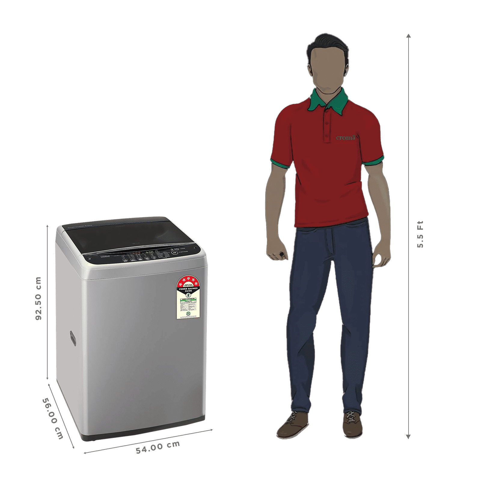 LG 8 kg 5 Star Inverter Fully Automatic Top Load Washing Machine (T80SNSF1Z.ASFQEIL, Stainless Steel Tub, Silver)_3