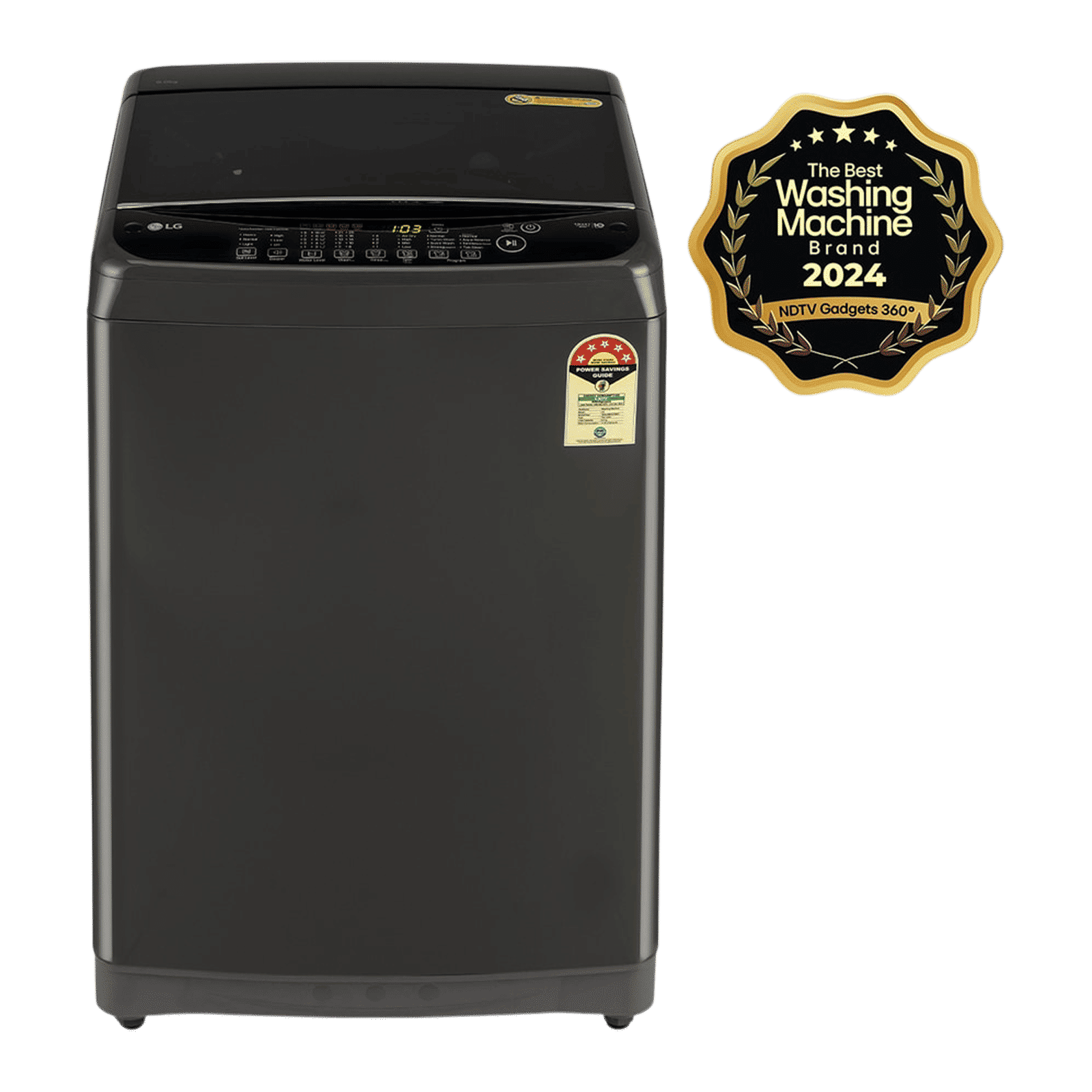 LG 8 kg 5 Star Inverter Fully Automatic Top Load Washing Machine (T80AJMB1Z.ABMQEIL, Stainless Steel Tub, Middle Black)_13