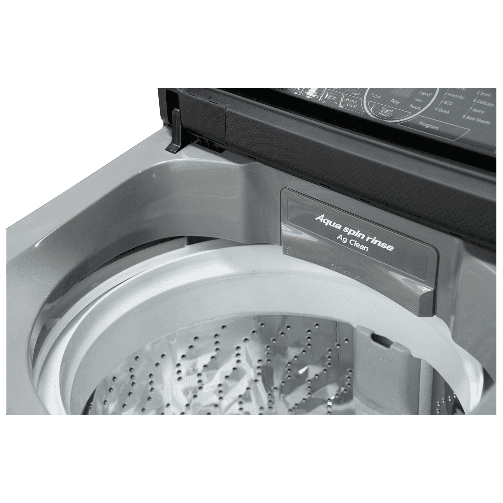 Panasonic 8 kg Fully Automatic Top Load Washing Machine (X10, NA-F80X10CRB, 12 Wash Programmes, Charcoal Inox Grey)_8