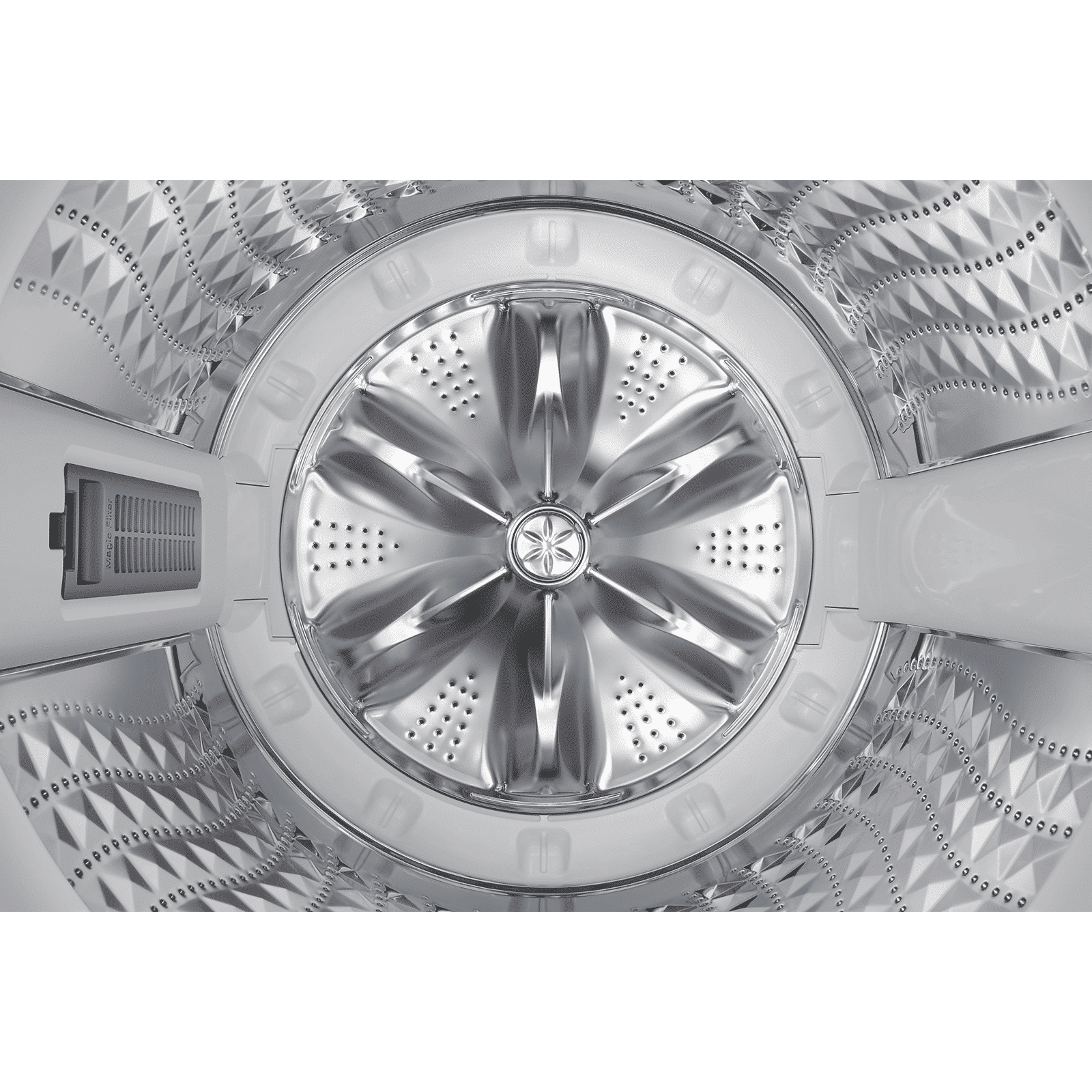 SAMSUNG 13 kg 5 Star Inverter Fully Automatic Top Load Washing Machine (WA13CG5886BVTL, Diamond Drum, Black Caviar)_6