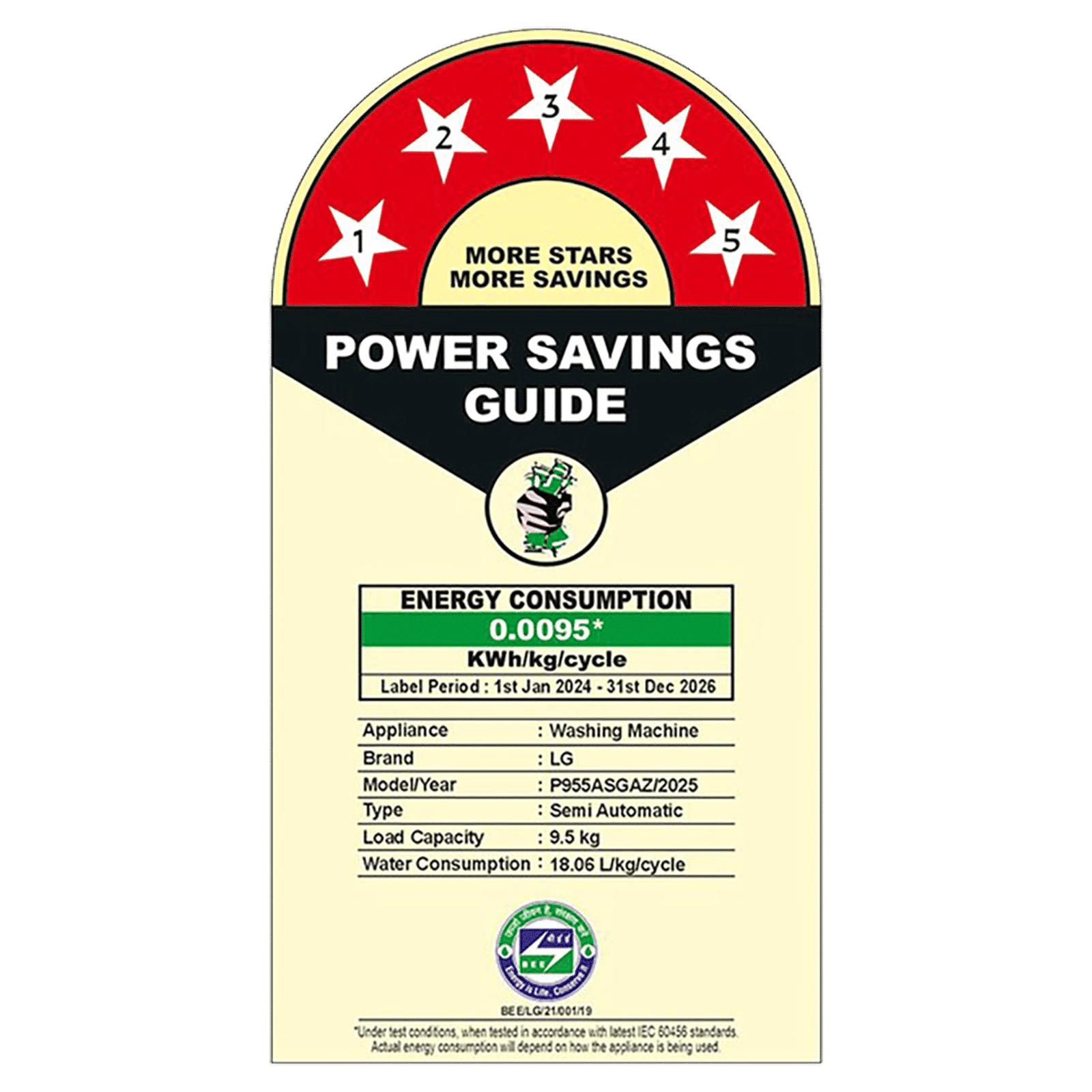 LG 9.5 kg 5 Star Semi Automatic Washing Machine with Roller Jet Pulsator (P955ASGAZ.ADGQEIL, Dark Grey)_4