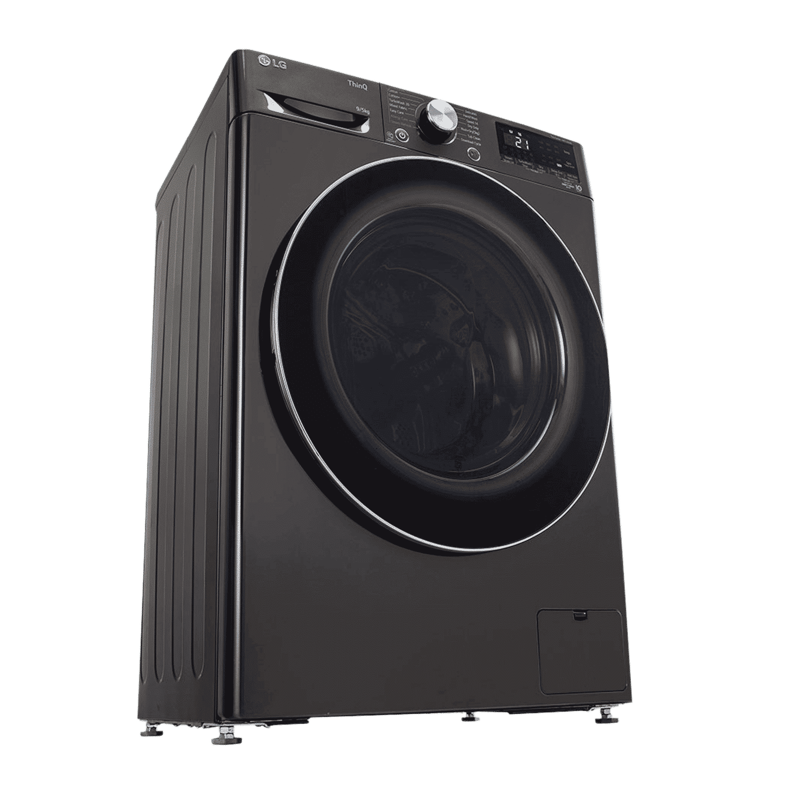 LG 9/5 kg 5 Star Fully Automatic Front Load Washer Dryer(FHD0905STB.ABLQEIL, In-built Heater, Black)_13