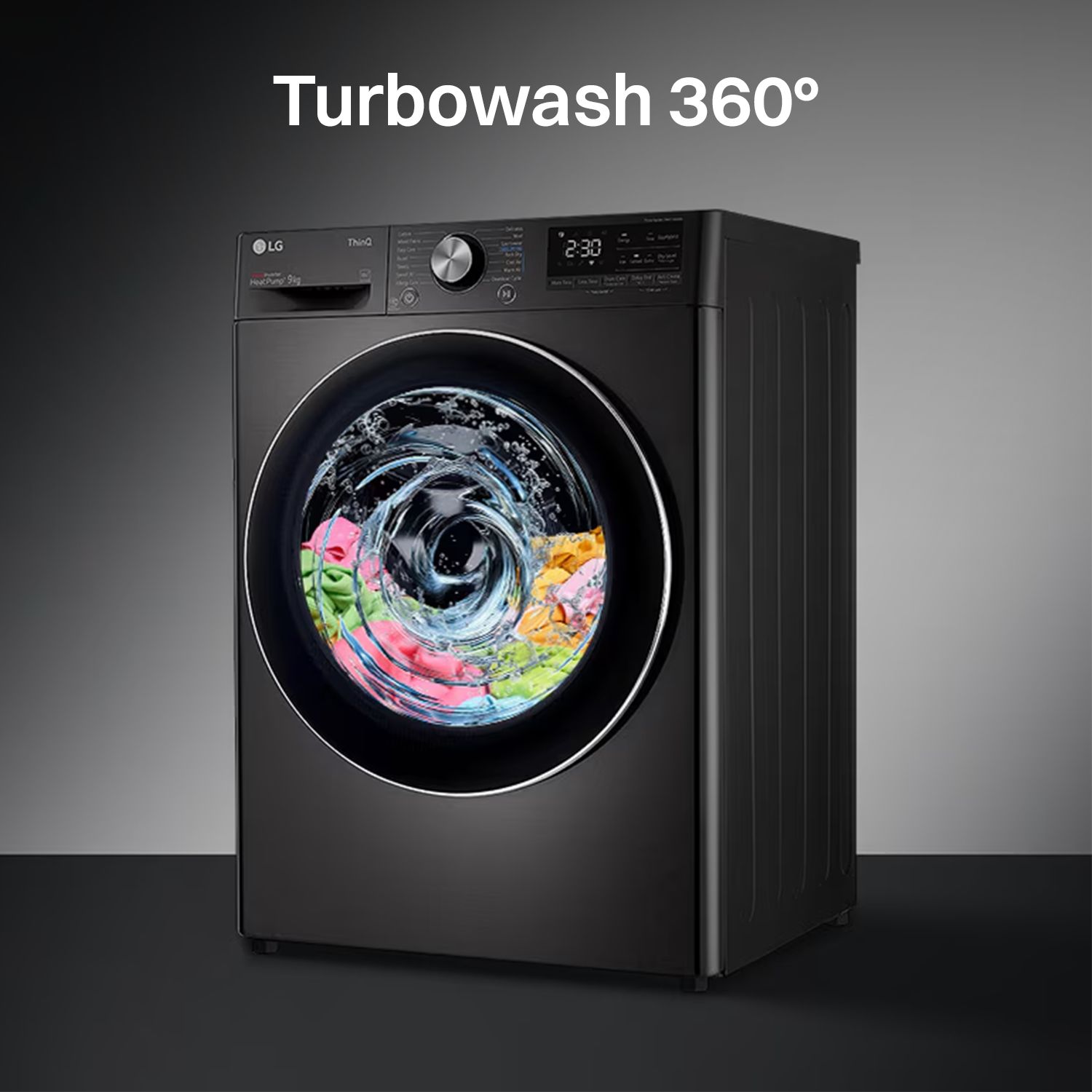 LG 9/5 kg 5 Star Fully Automatic Front Load Washer Dryer(FHD0905STB.ABLQEIL, In-built Heater, Black)_21