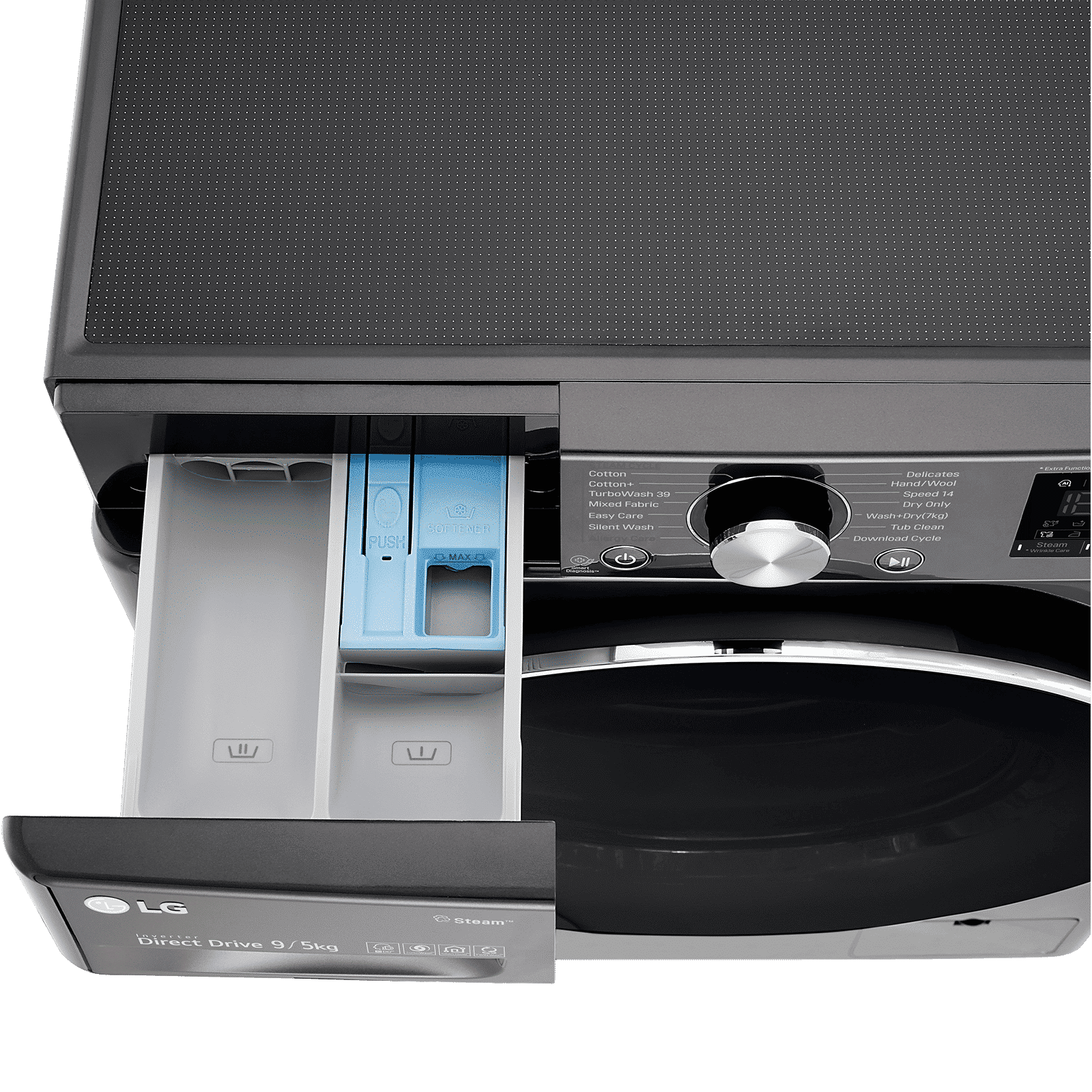 LG 9/5 kg 5 Star Fully Automatic Front Load Washer Dryer(FHD0905STB.ABLQEIL, In-built Heater, Black) LG 9/5 kg 5 Star Fully Automatic Front Load Washer Dryer(FHD0905STB.ABLQEIL, In-built Heater, Black)_9