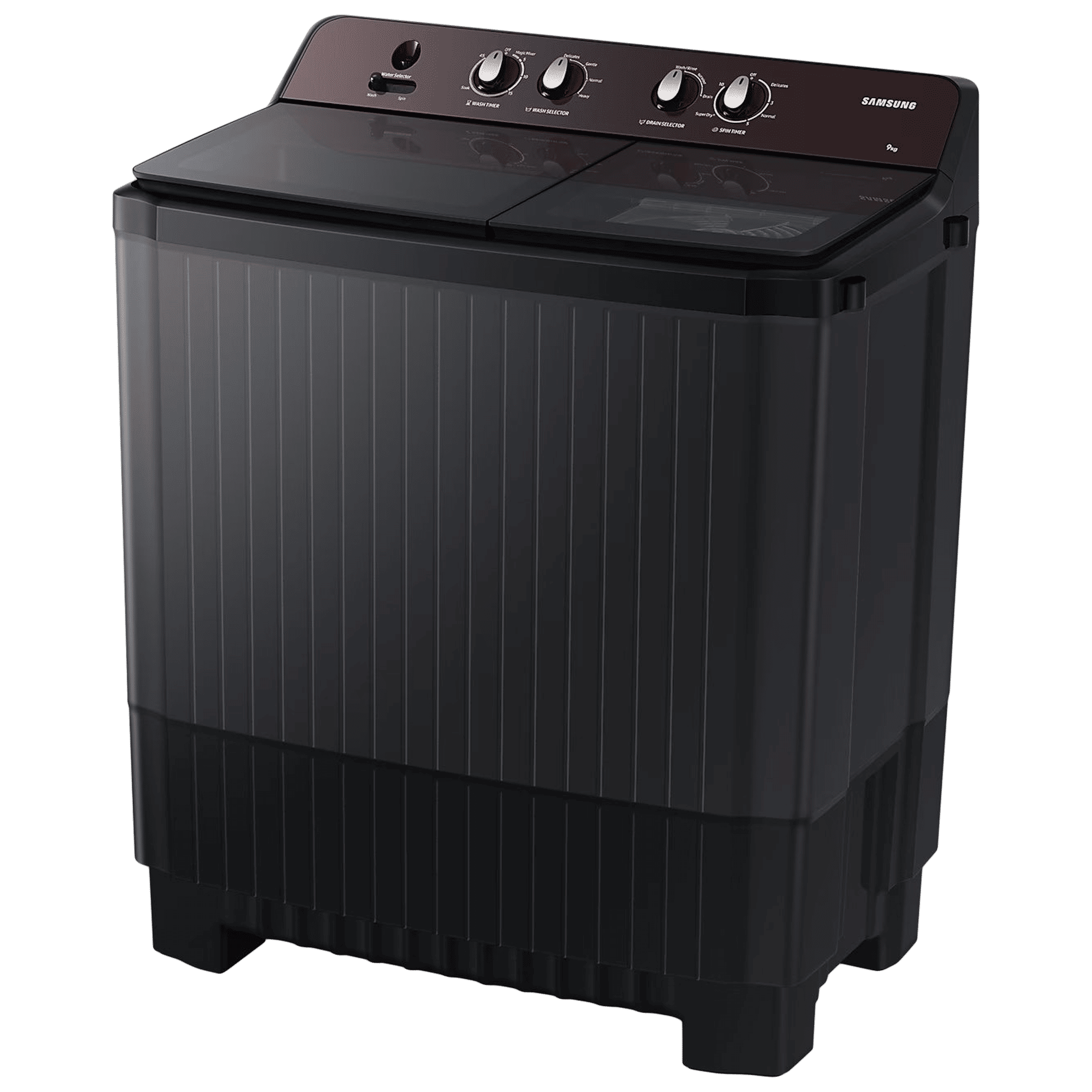 SAMSUNG 9 kg 5 Star Semi Automatic Washing Machine with Hexa Storm Pulsator (WT90B3560RB/TL, Dark Gray)_6