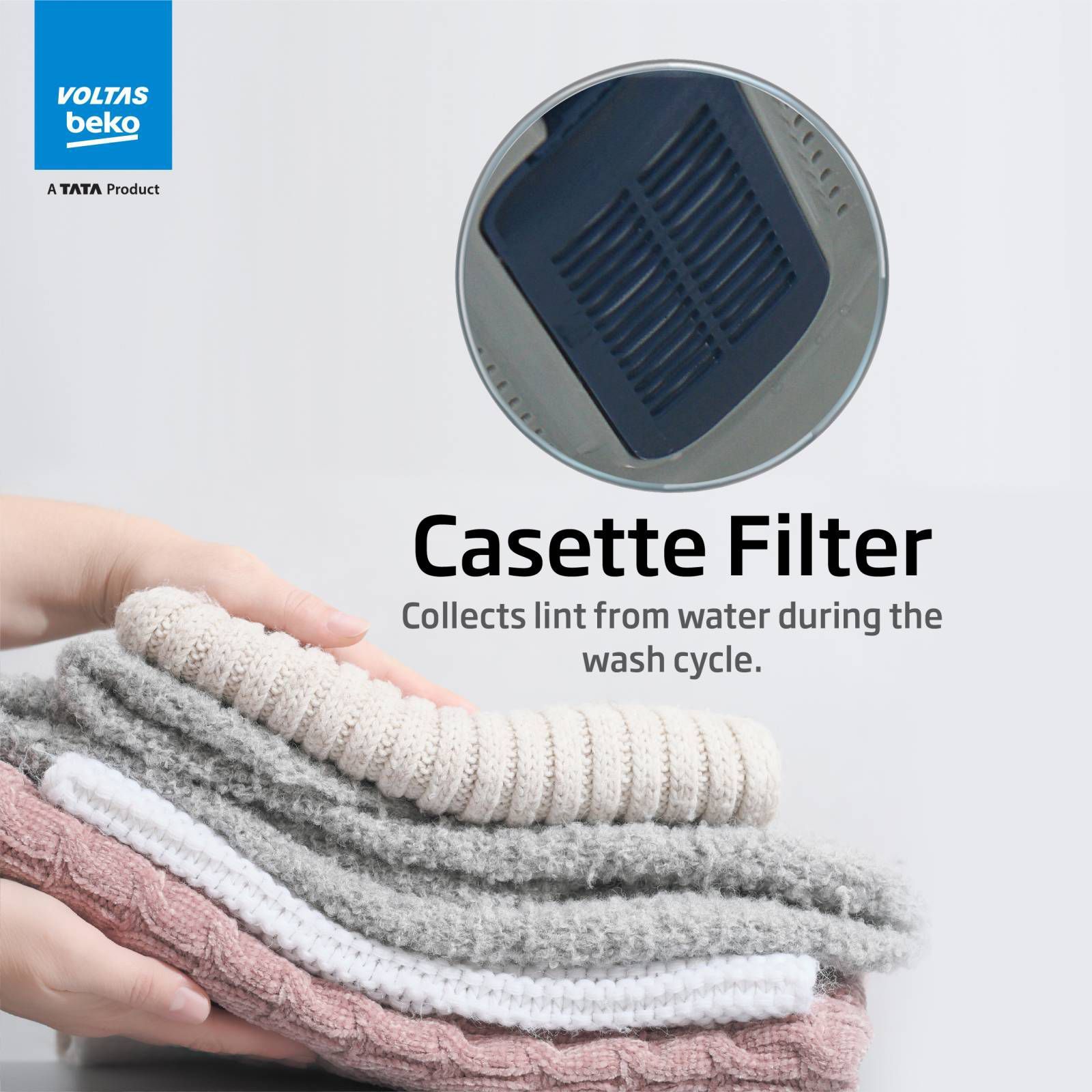 VOLTAS beko 8 kg Semi Automatic Washing Machine with Water Level Adjuster (WTT80DBLTF, Blue)_11