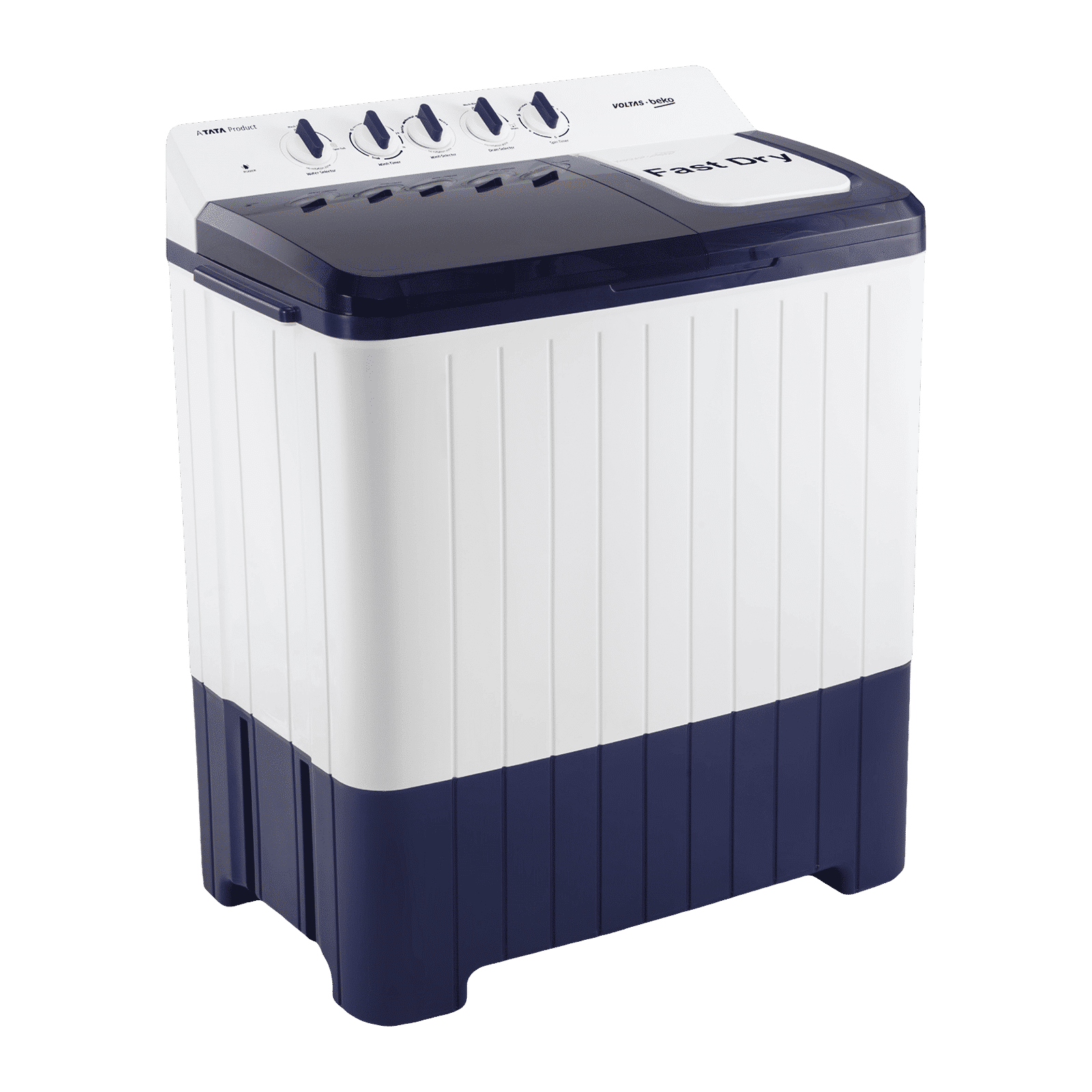 VOLTAS beko 14 kg 5 Star Semi Automatic Washing Machine with Cassette Filter (WTT140UPA/BL5KPTD, Blue) VOLTAS beko 14 kg 5 Star Semi Automatic Washing Machine with Cassette Filter (WTT140UPA/BL5KPTD, Blue)_4