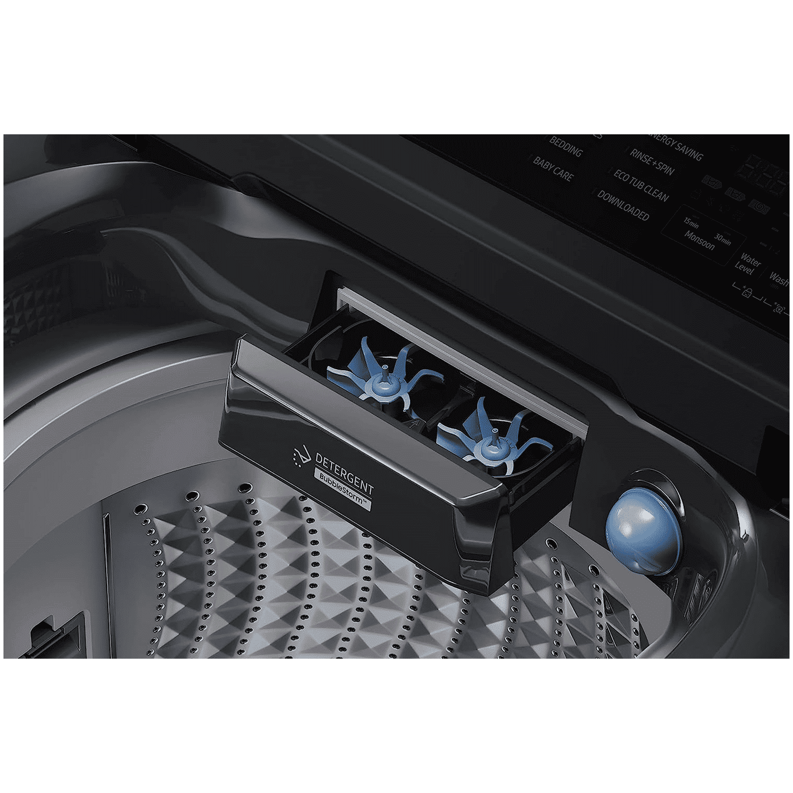 SAMSUNG 10 kg 5 Star Inverter Fully Automatic Top Load Washing Machine (WA10BG4546BDTL, Eco Bubble Technology, Dark Gray)_6