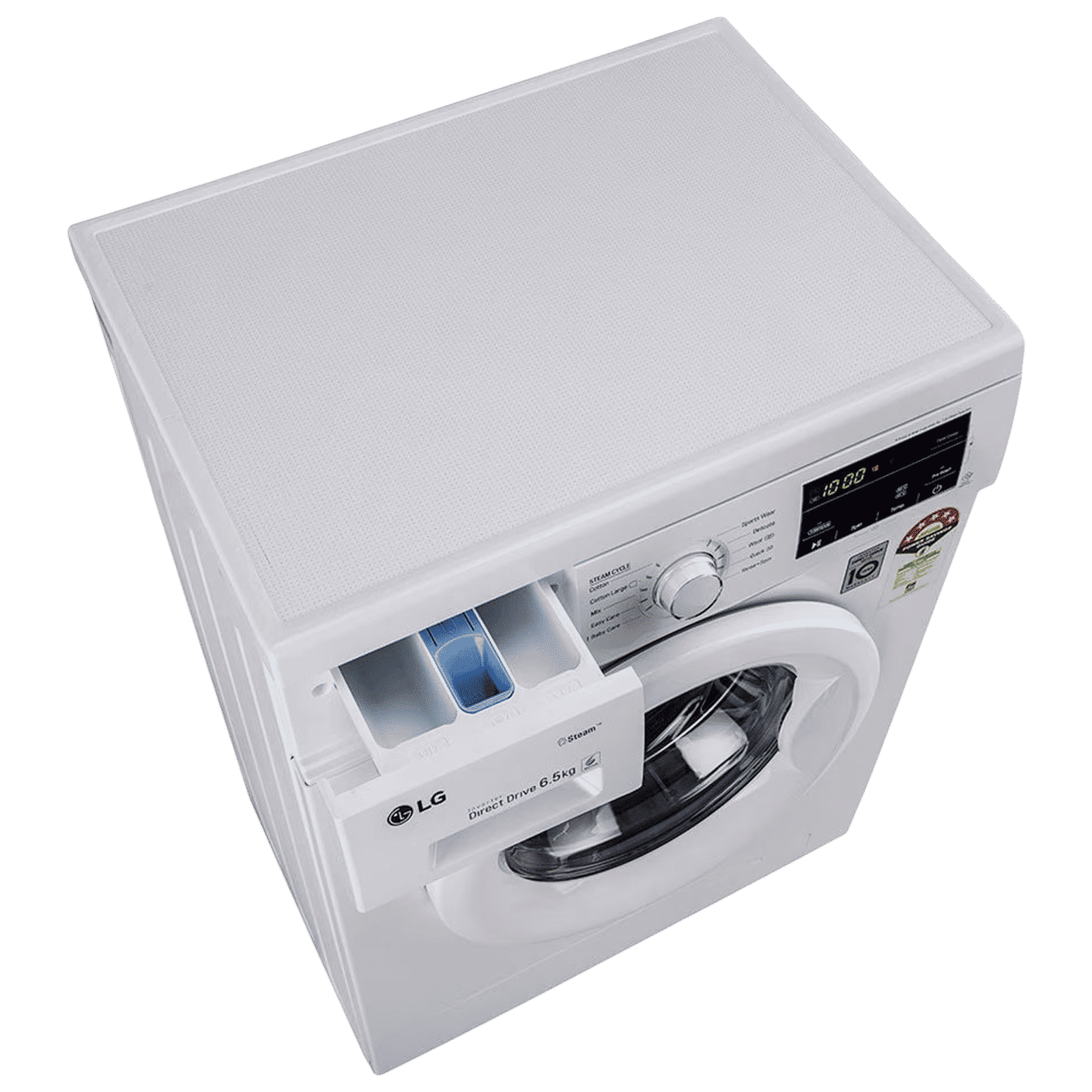 LG 6.5 kg 5 Star Inverter Fully Automatic Front Load Washing Machine (FHM1065SDWB, In-built Heater, White)_8