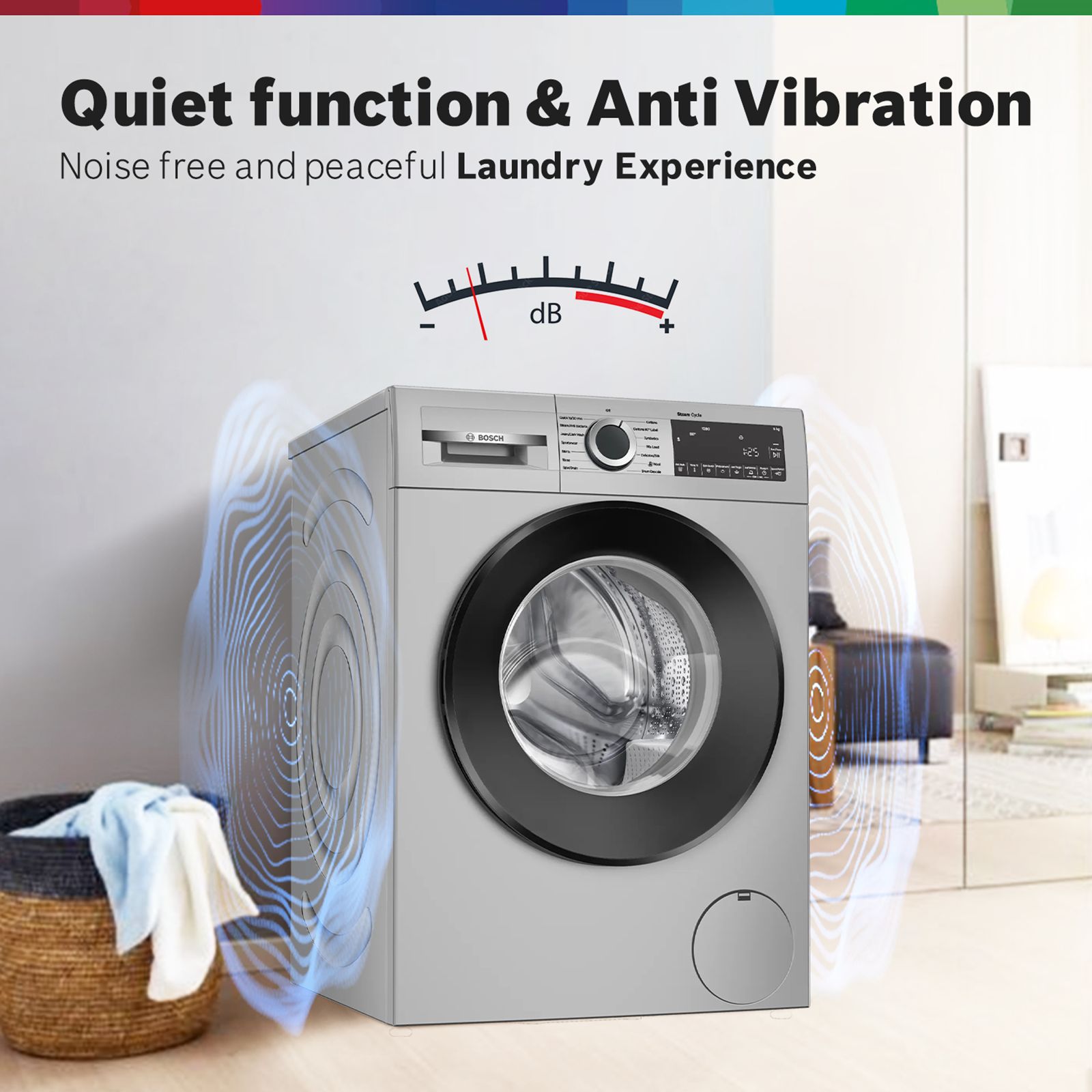 BOSCH 8 kg Fully Automatic Front Load Washing Machine (Series 6, WGA1320SIN, Auto Stain Removal, Silver)_9