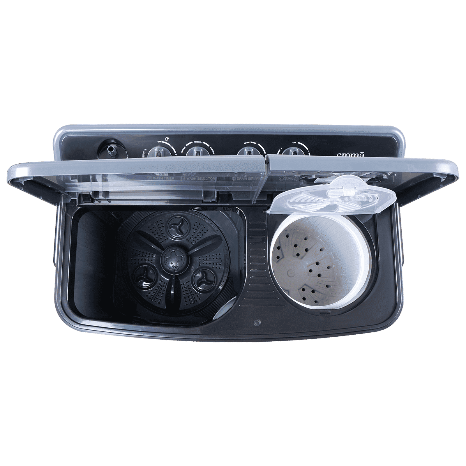 Croma 8 kg 5 Star Semi Automatic Washing Machine with Magic Filter (CRLW080SMF248602, Black)_12