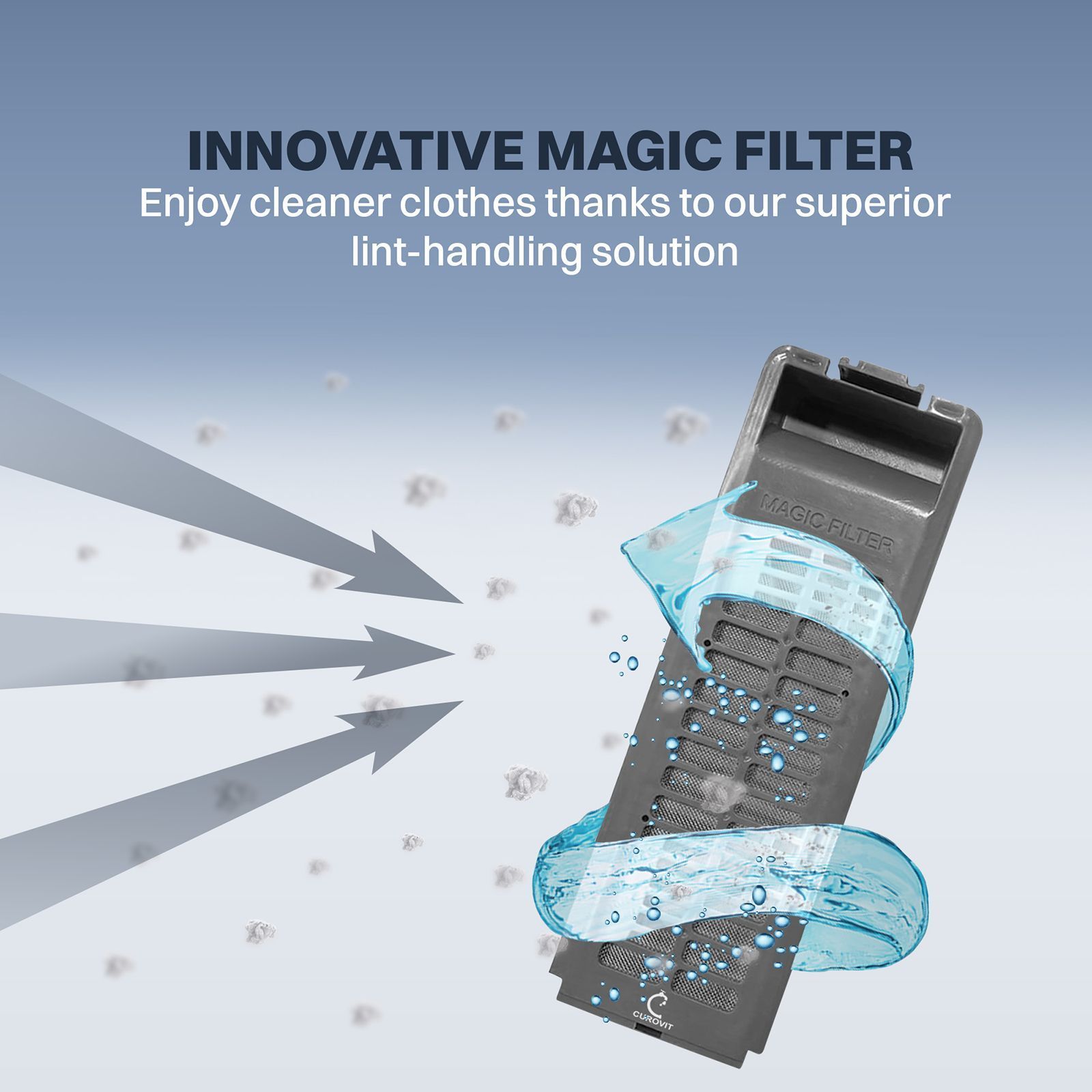 Croma 8 kg 5 Star Semi Automatic Washing Machine with Magic Filter (CRLW080SMF248602, Black)_5