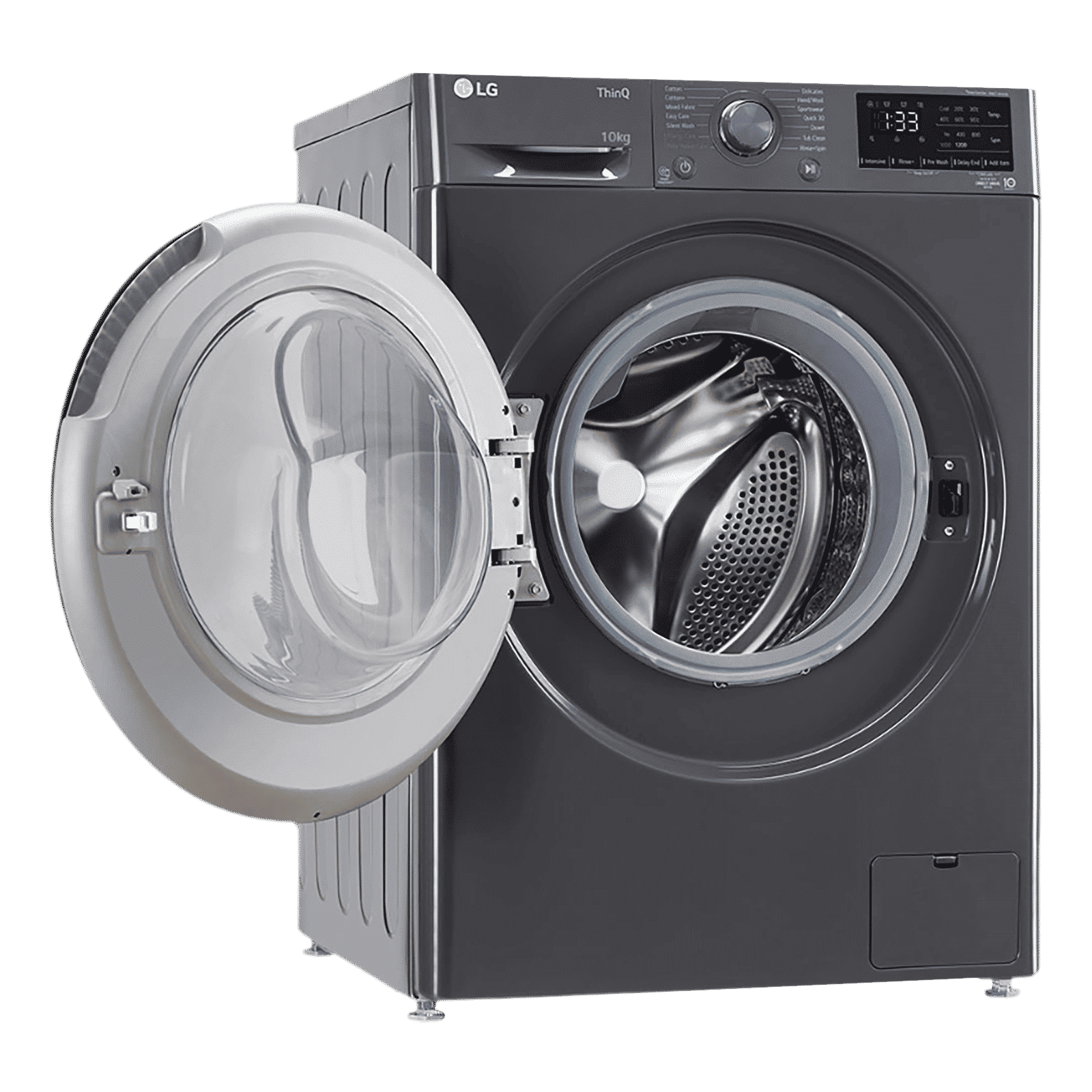 LG 10 kg 5 Star Fully Automatic Front Load Washing Machine (FHP1410Z5M.AMBQEIL, AI Direct Drive, Middle Black)_10