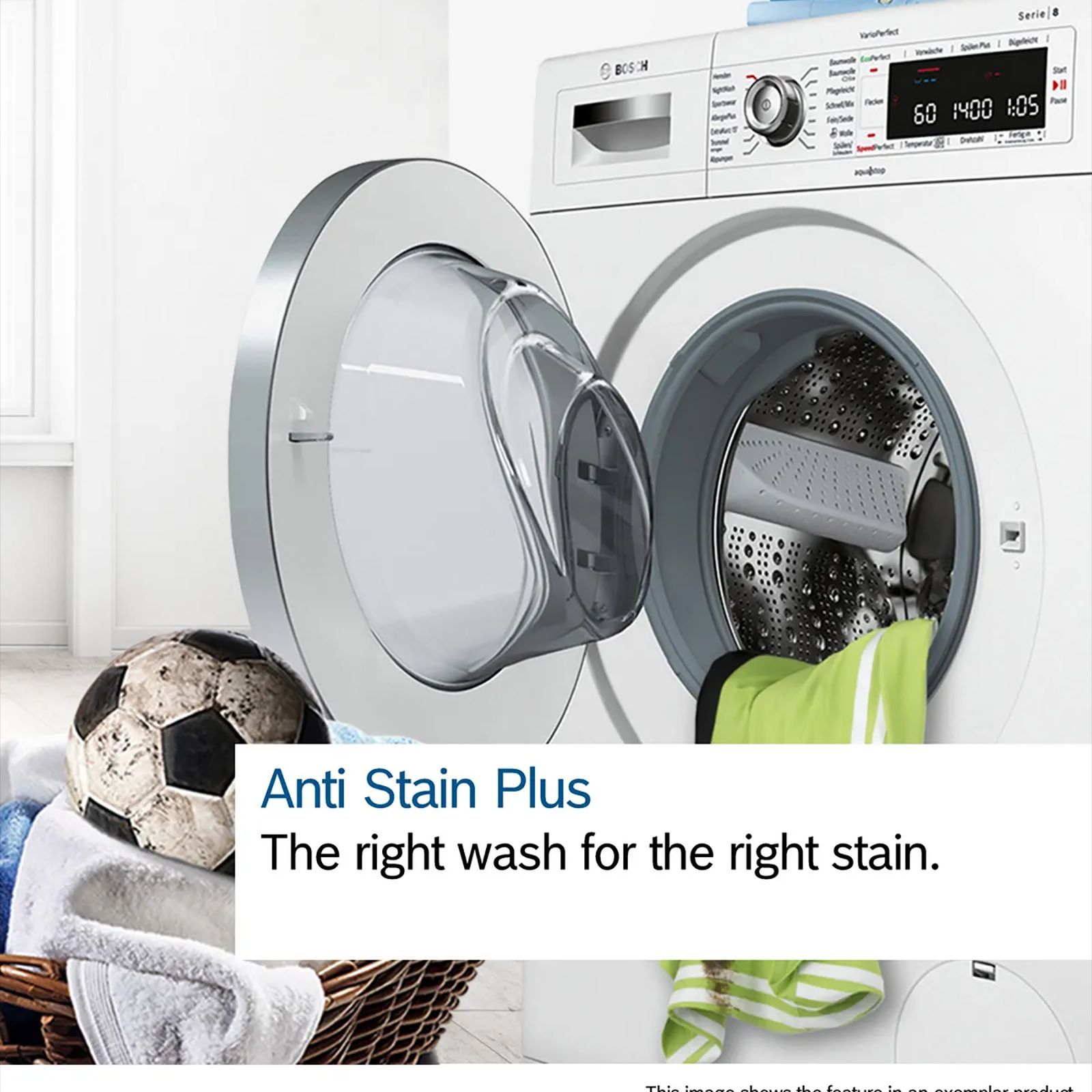 BOSCH 8 kg Fully Automatic Front Load Washing Machine (Serie 6, WGA1340TIN, 10 Wash Programs, Black Grey)_10